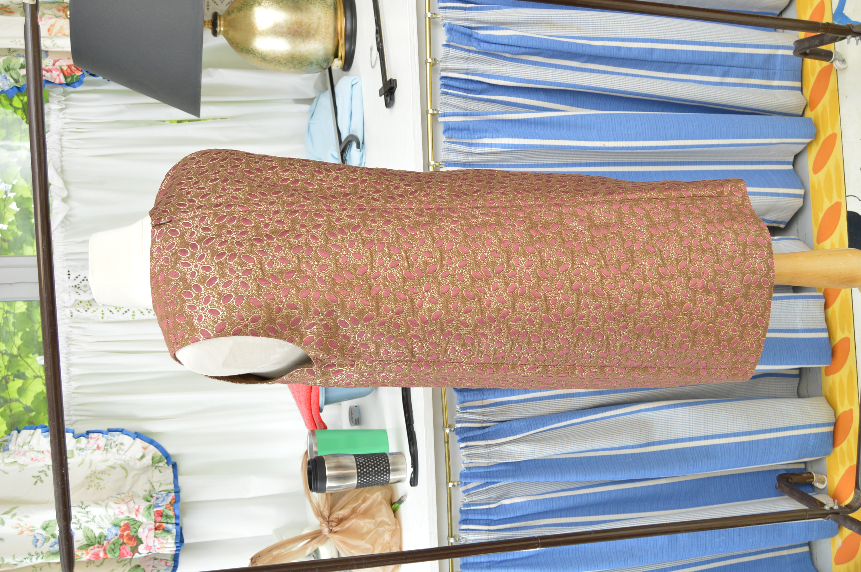 Women's Red Valentino Brocade Coat and Dress Ensemble