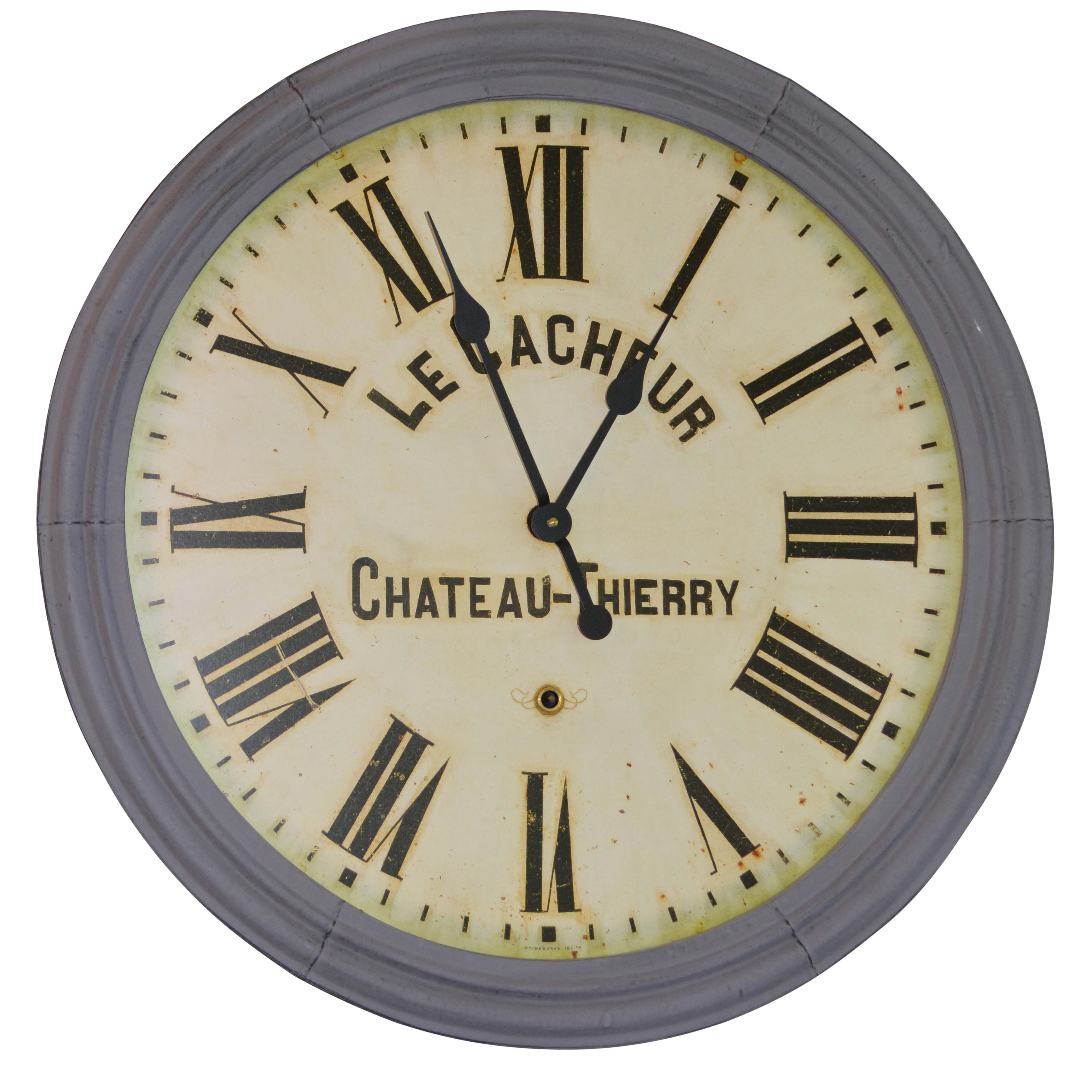 Restoration Hardware "Chateau Thierry" Wall Clock