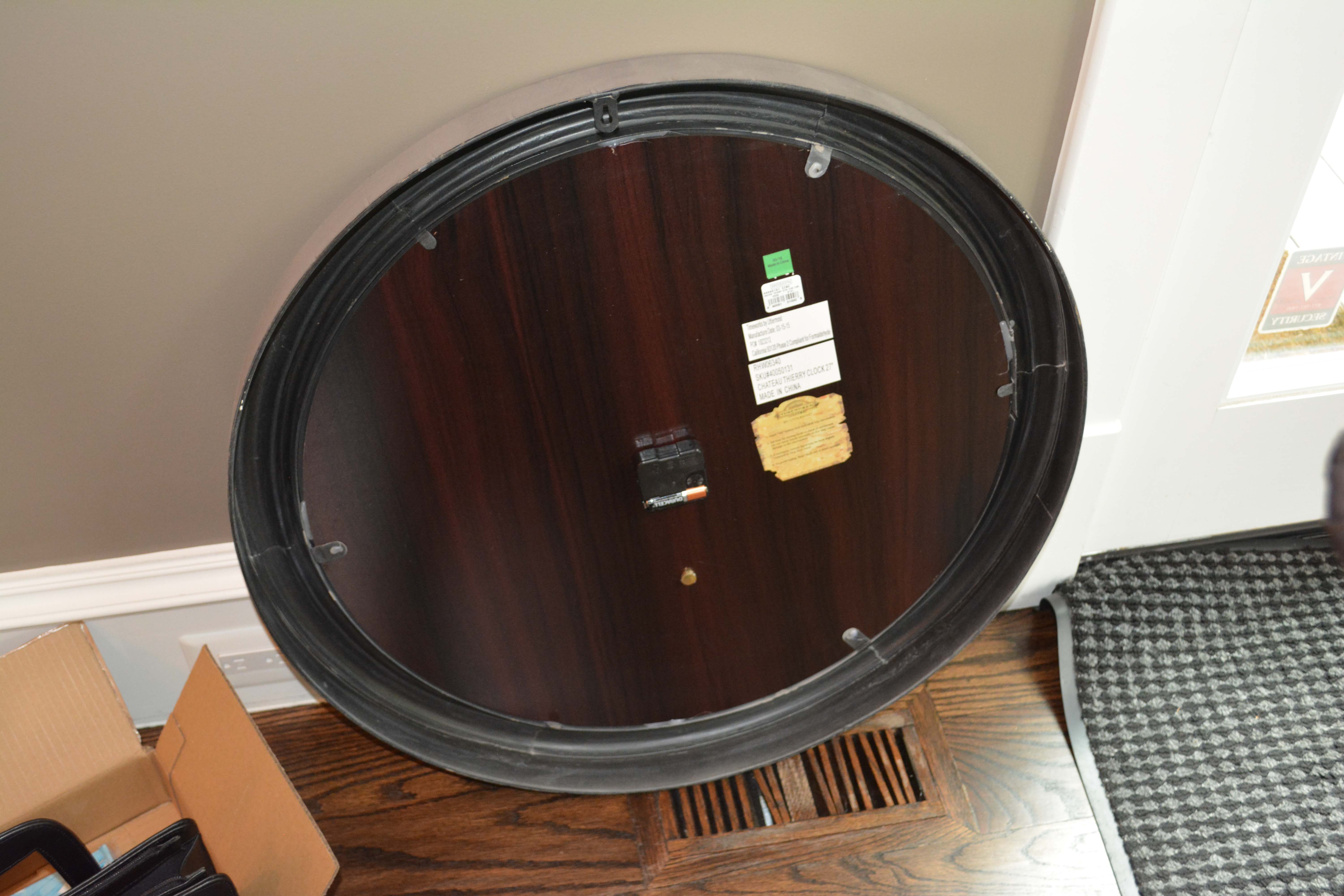 Restoration Hardware "Chateau Thierry" Wall Clock