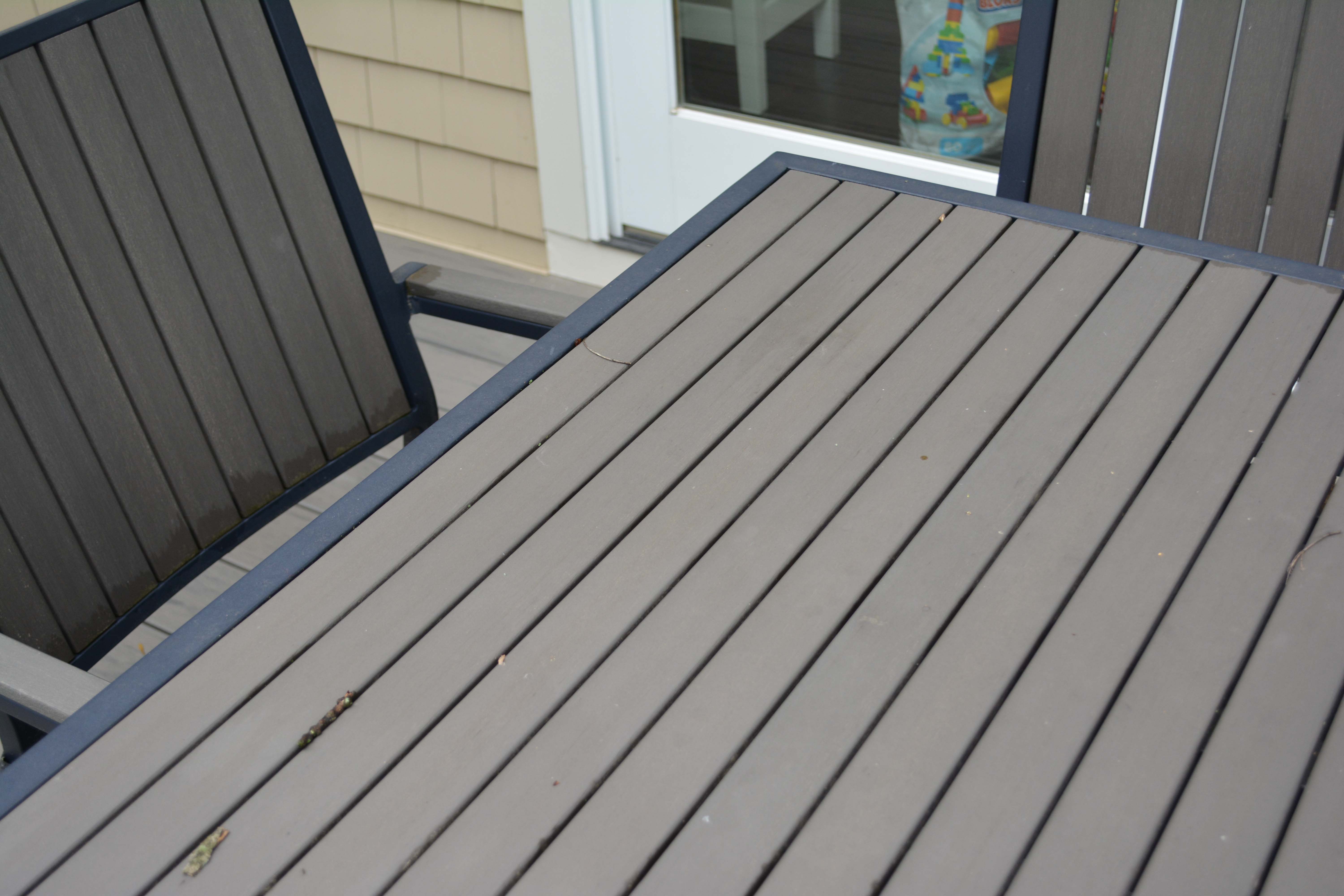 Crate and Barrel Patio Furniture Dining Set