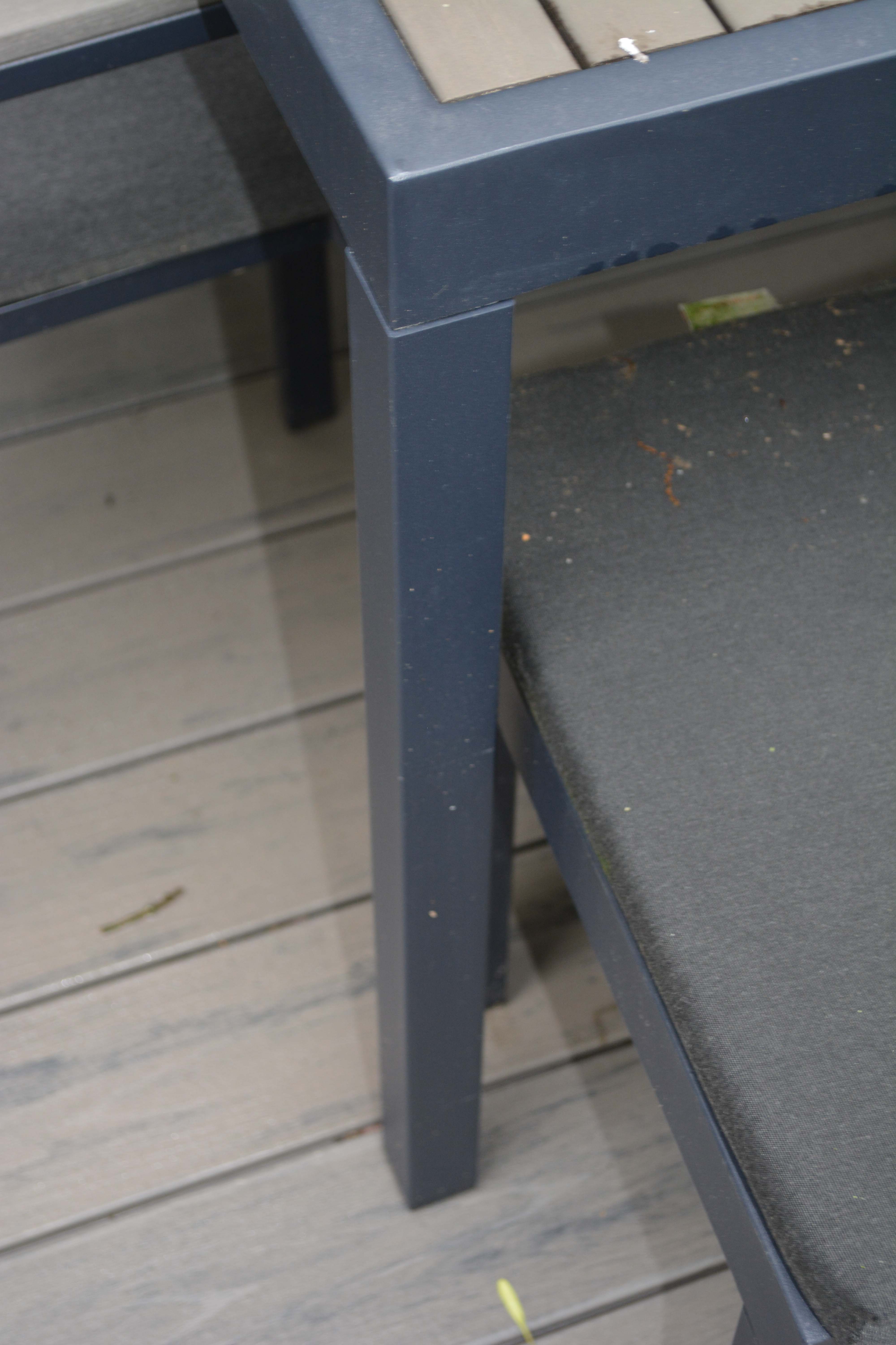 Crate and Barrel Patio Furniture Dining Set