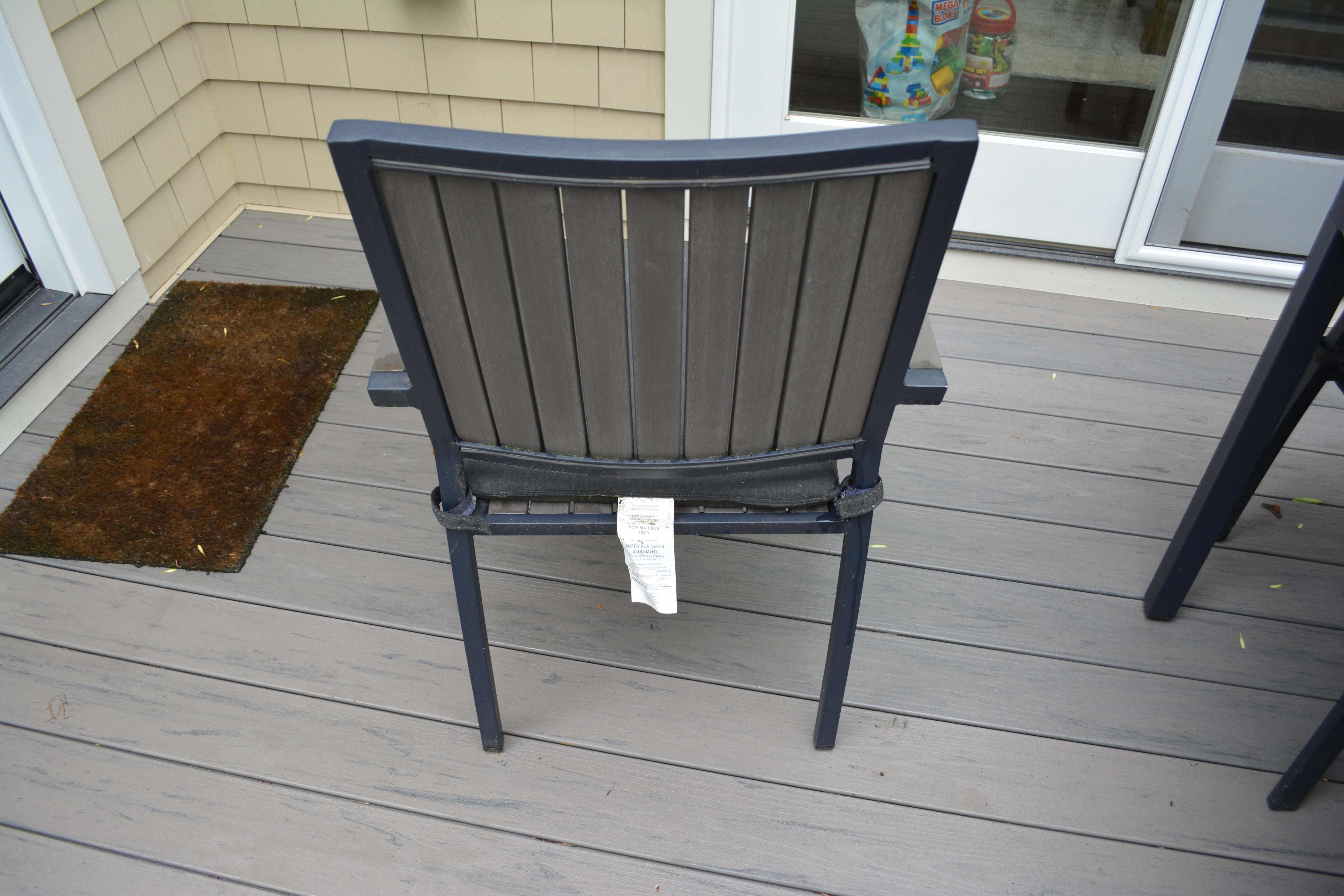 Crate and Barrel Patio Furniture Dining Set