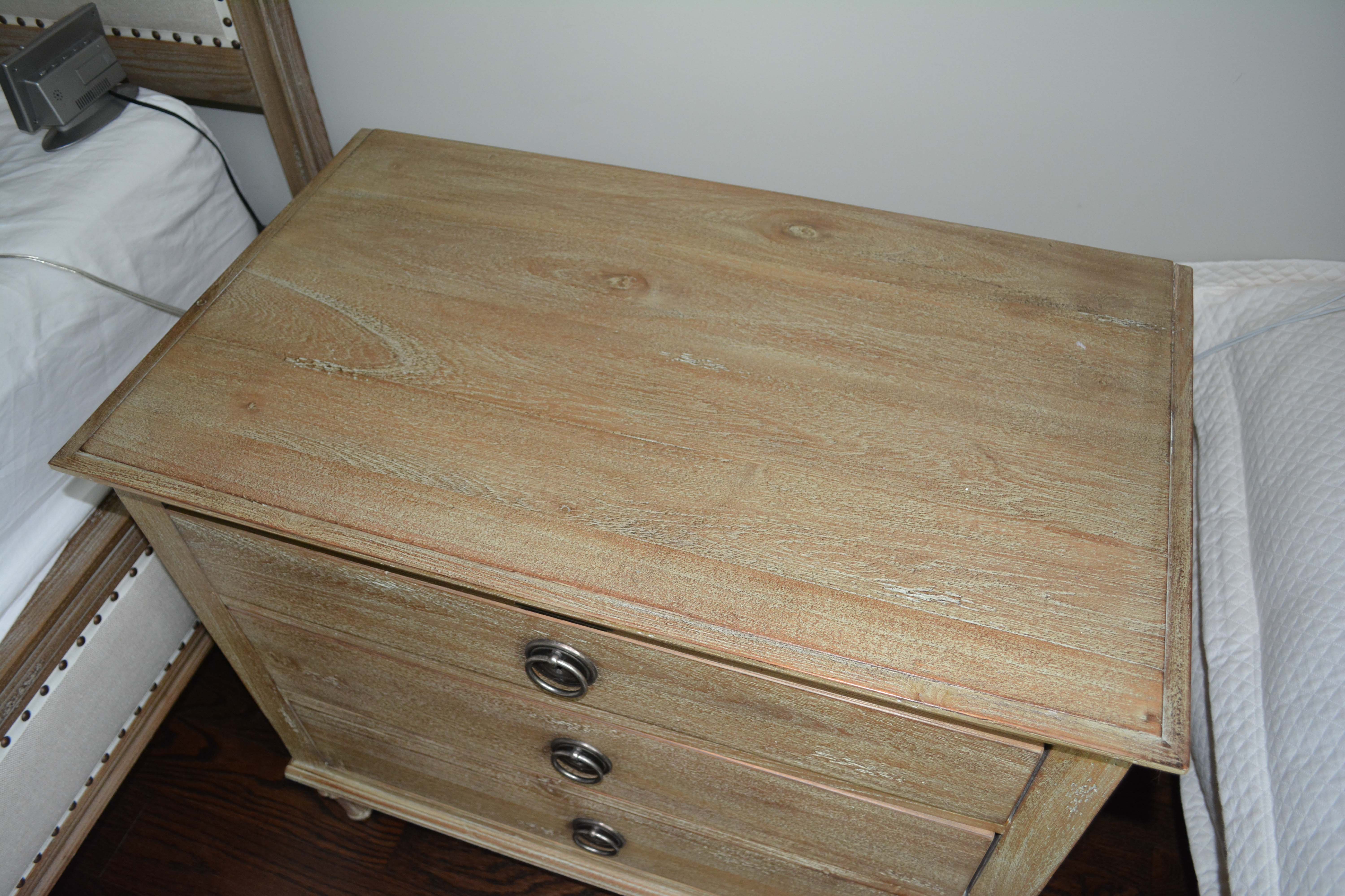 Louis XVI Style Nightstand Pair by Restoration Hardware