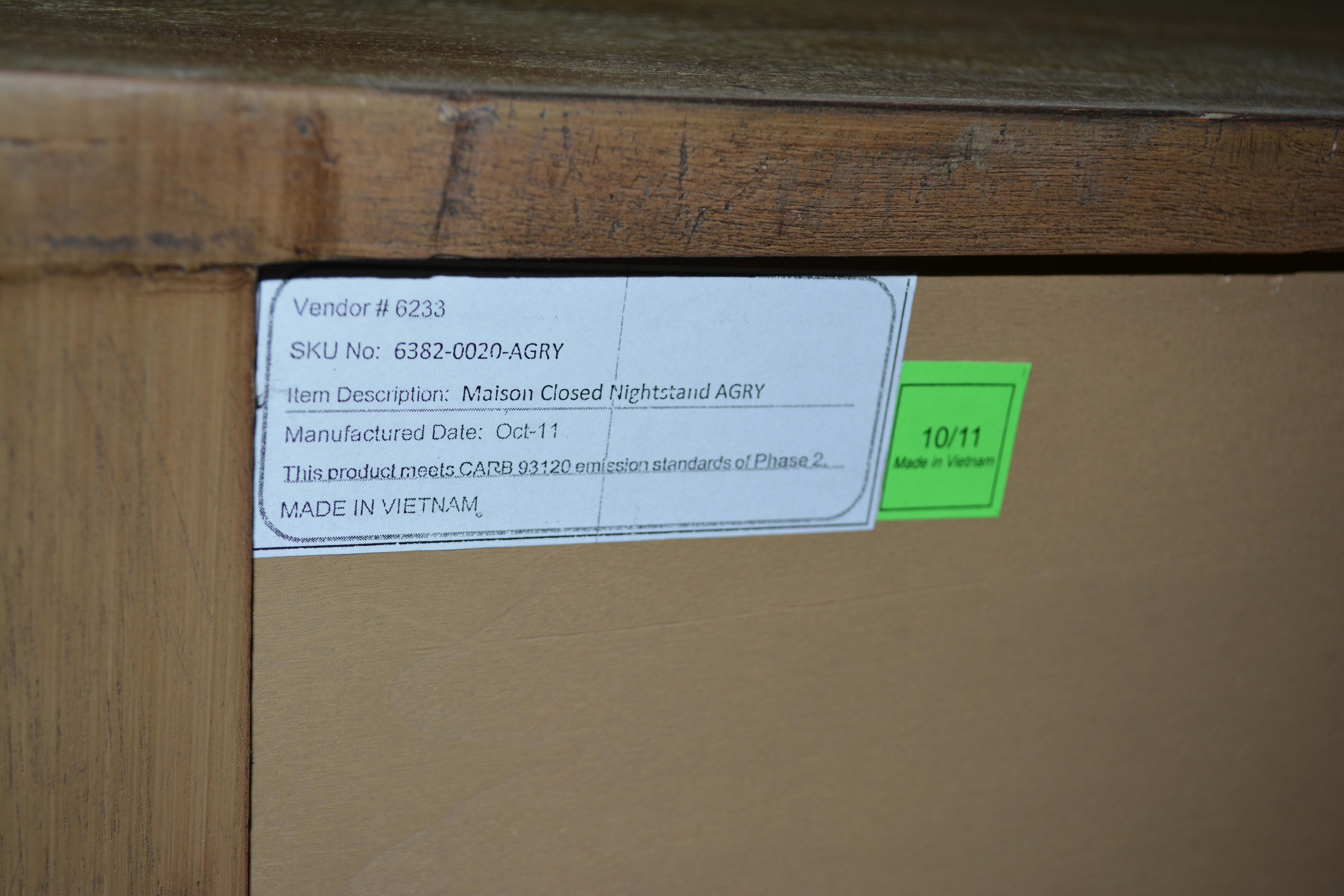 Louis XVI Style Nightstand Pair by Restoration Hardware