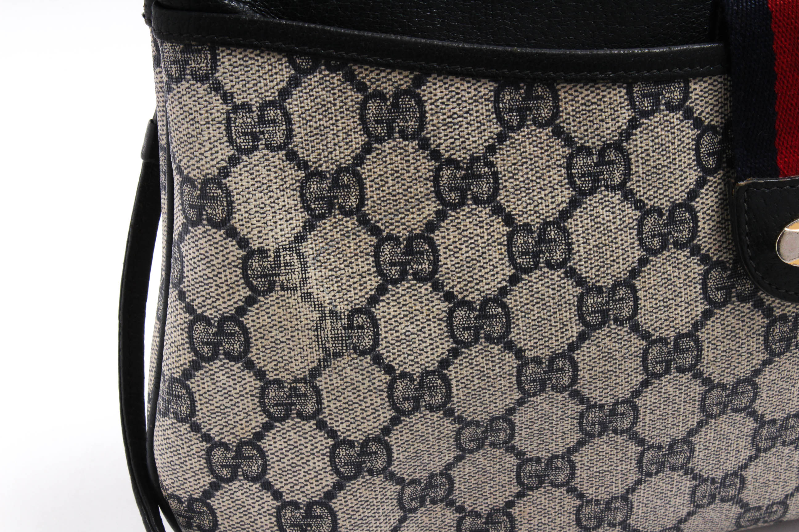 Vintage Gucci Leather Shoulder Bag