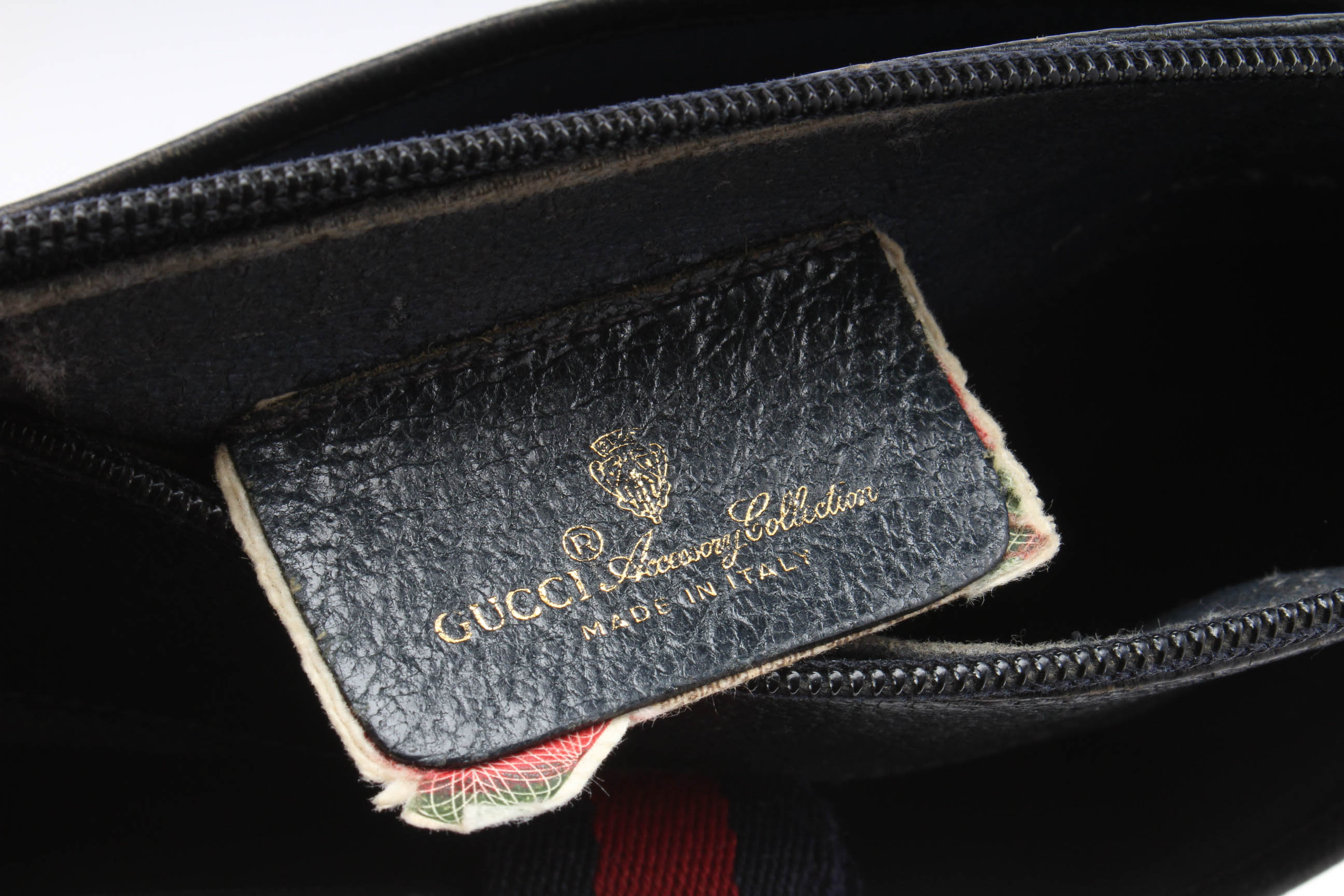 Vintage Gucci Leather Shoulder Bag