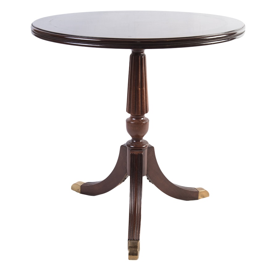 Contemporary Pedestal Accent Table