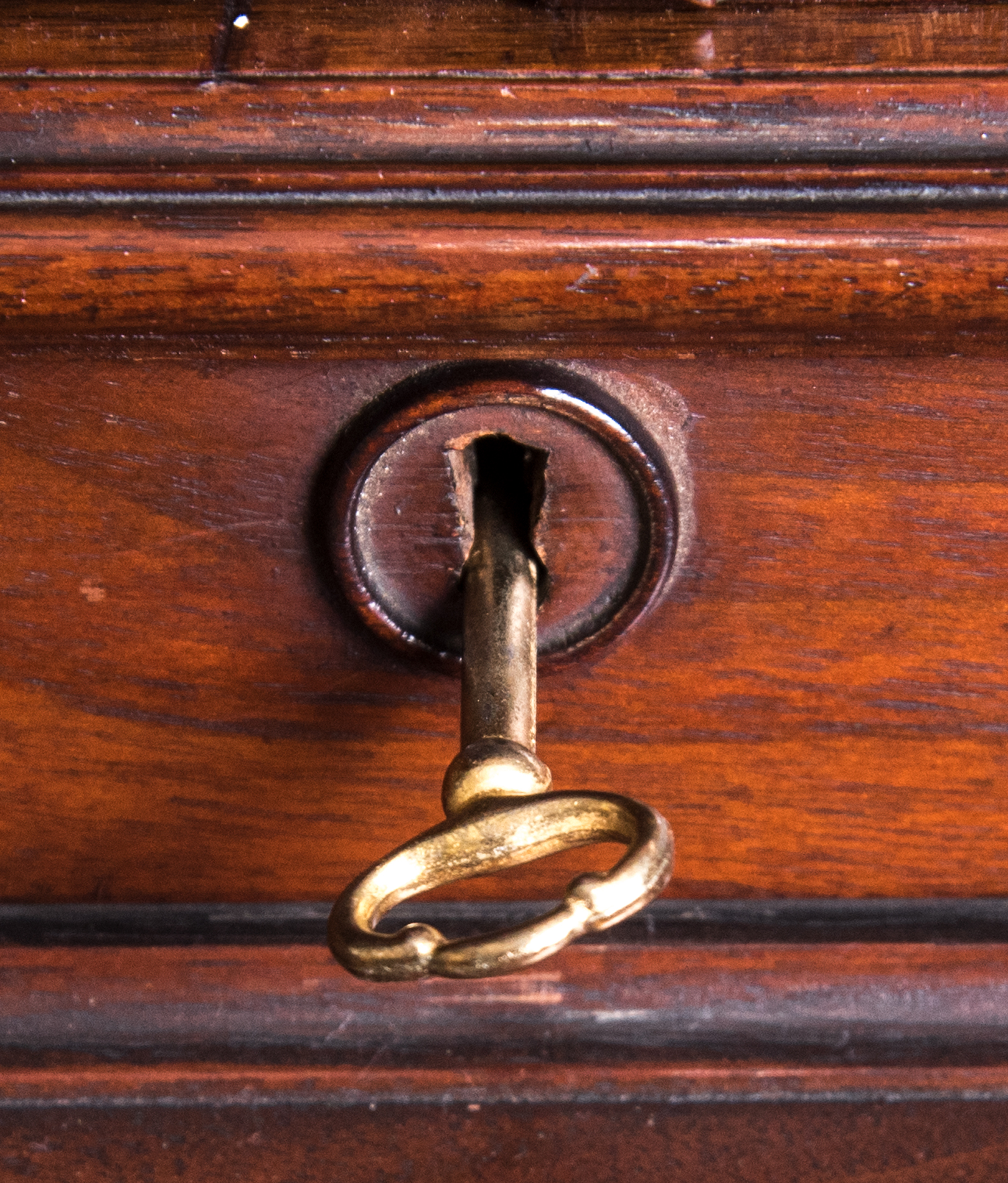 Antique Victorian Renaissance Revival Walnut Cylinder Secretary Desk