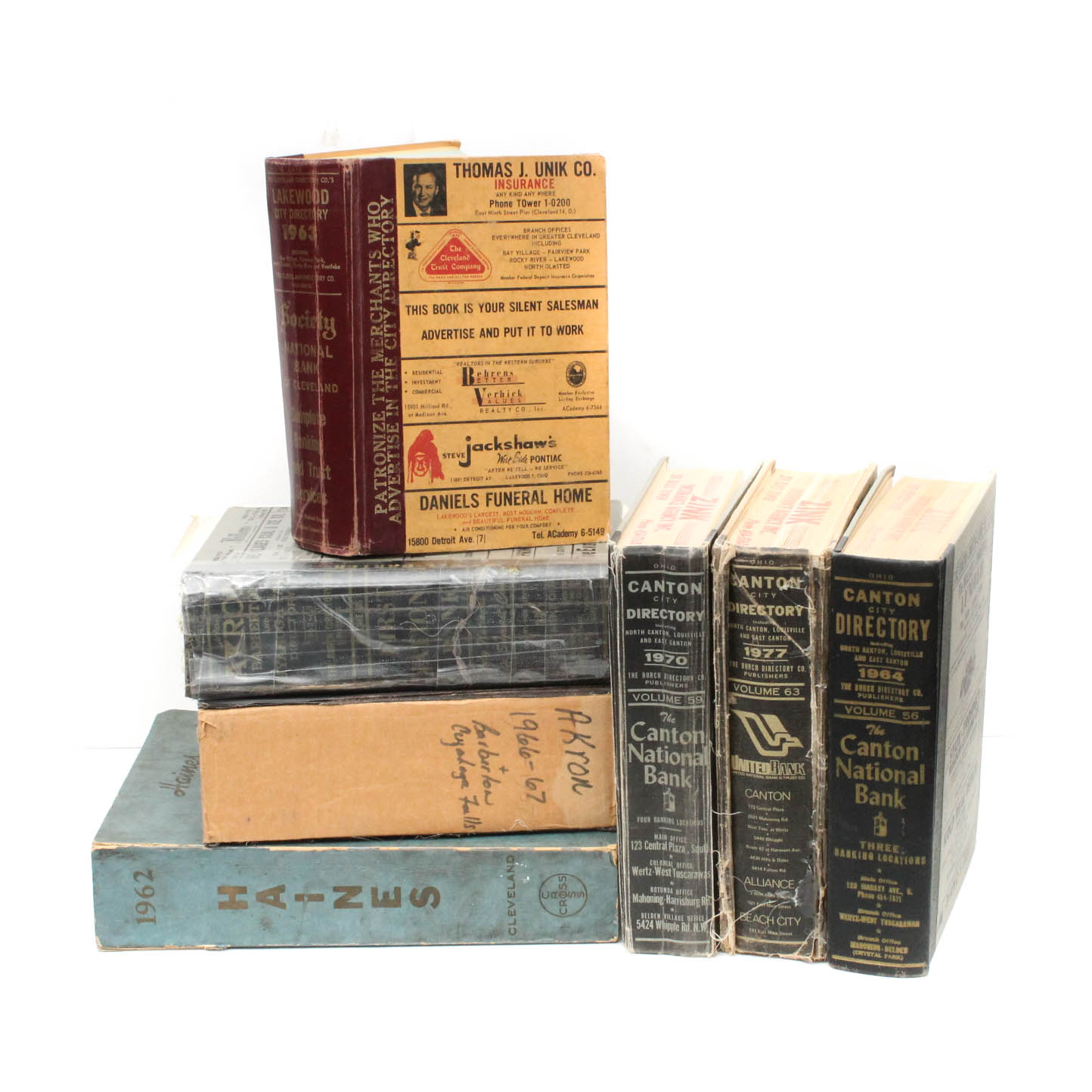 Vintage City Directories from Northern Ohio