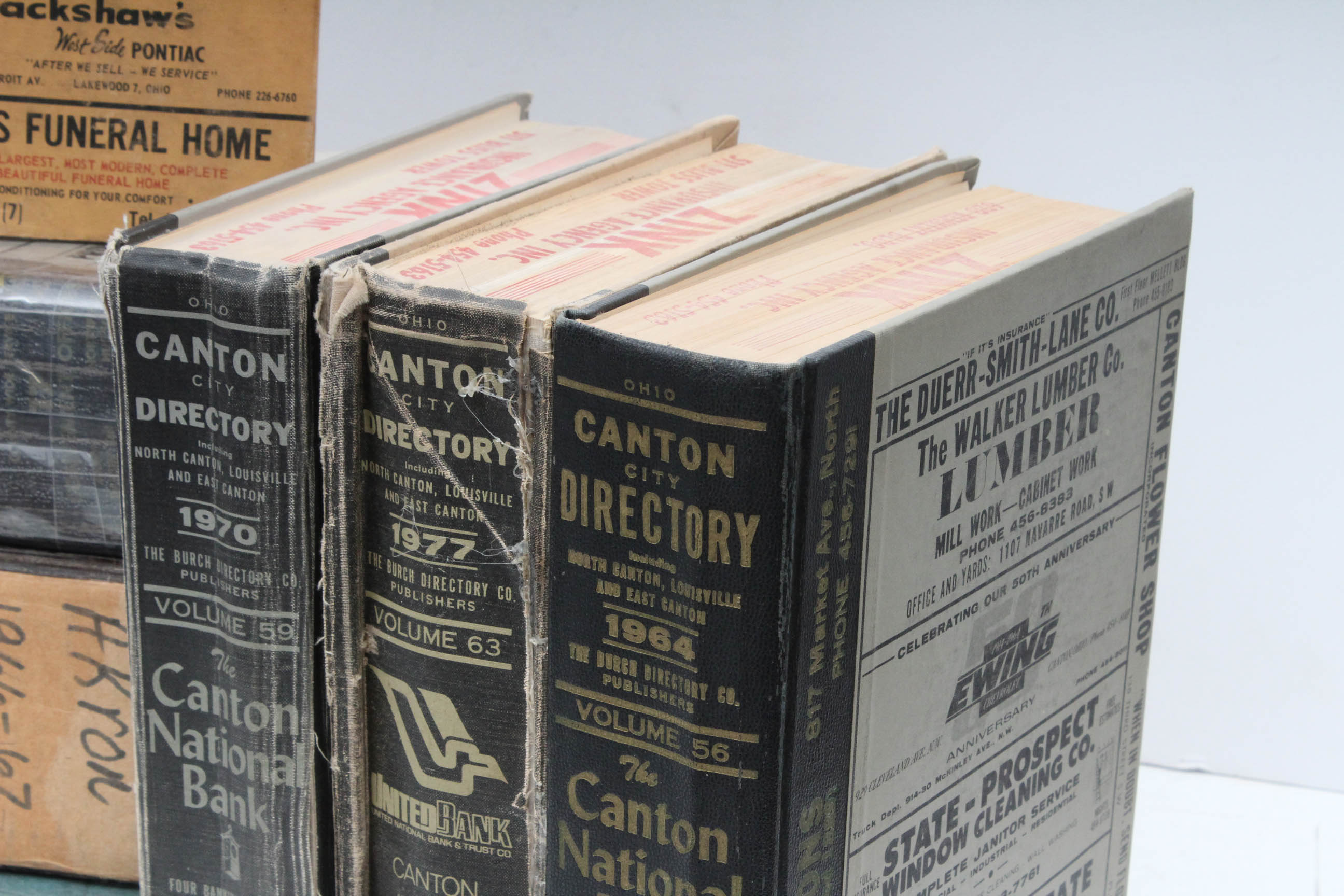 Vintage City Directories from Northern Ohio