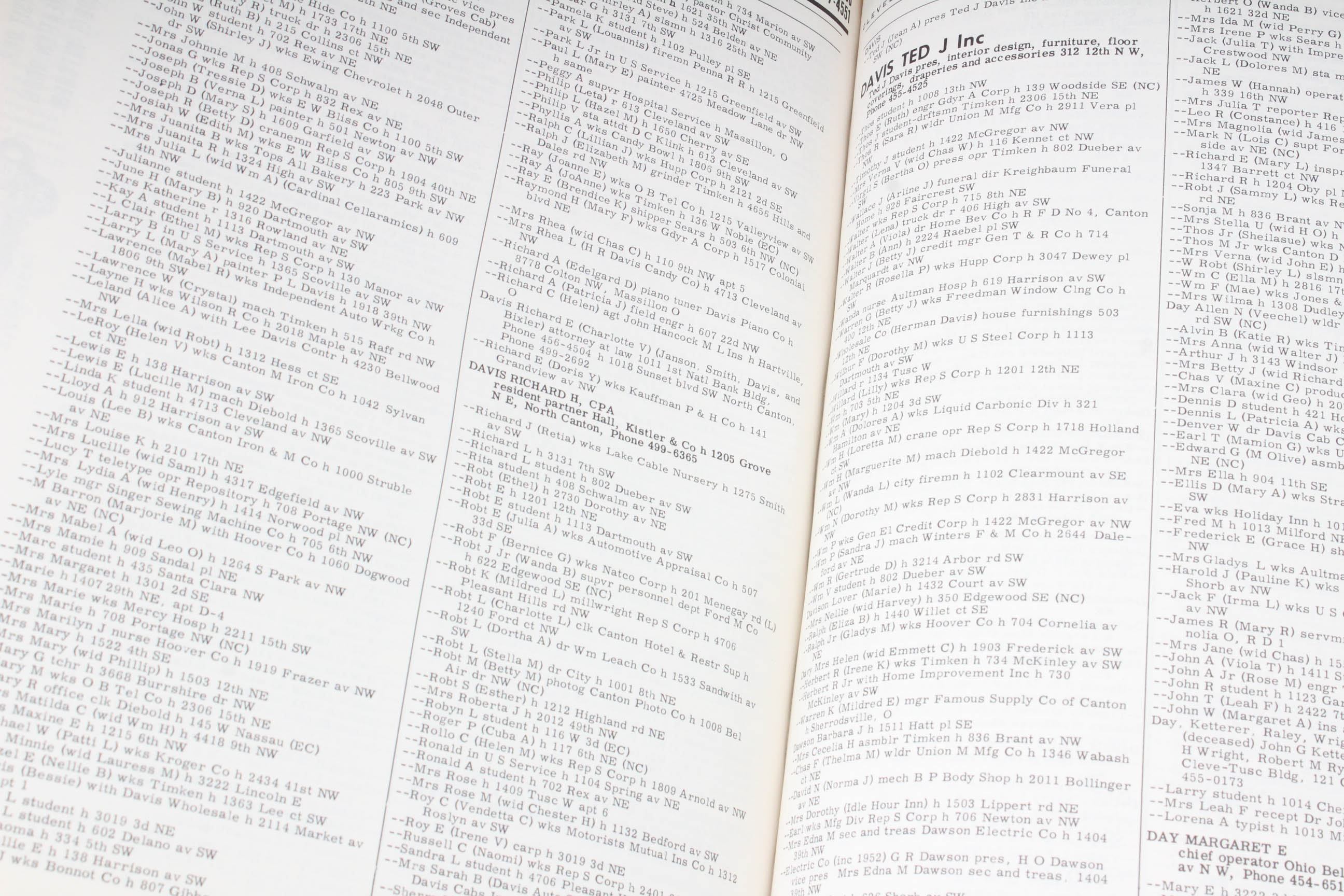 Vintage City Directories from Northern Ohio