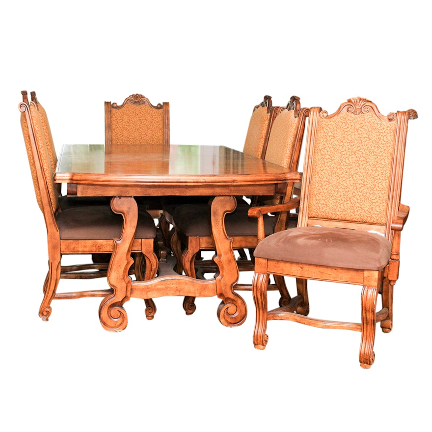 Ashley Furniture Rustic Birch Dining Table and Chairs