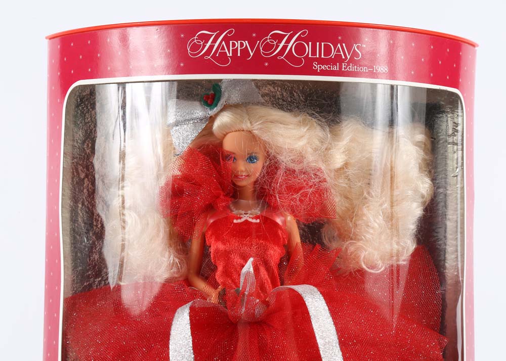 1988 Special Edition Holiday and 2003 Special Edition Winter Fantasy Barbies