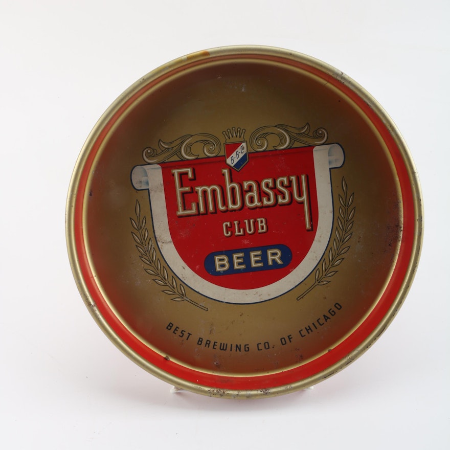 Embassy Club Beer Serving Tray