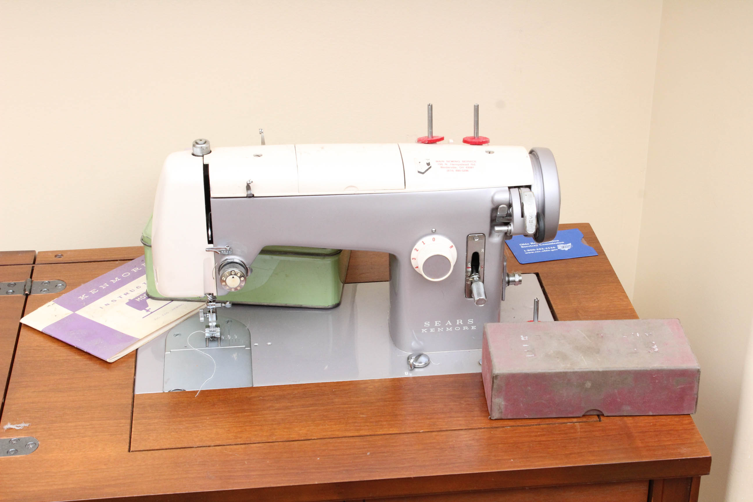 Vintage Kenmore Model 52 Sewing Machine