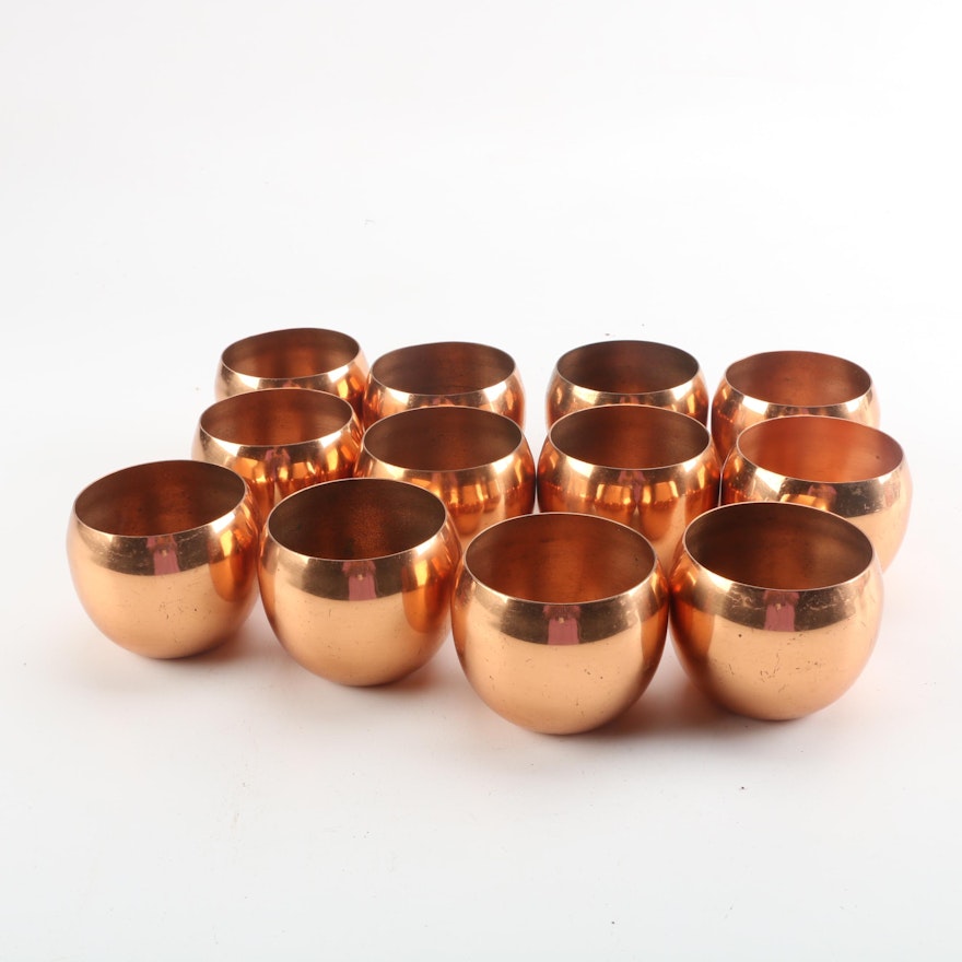 Contemporary Copper Tumblers