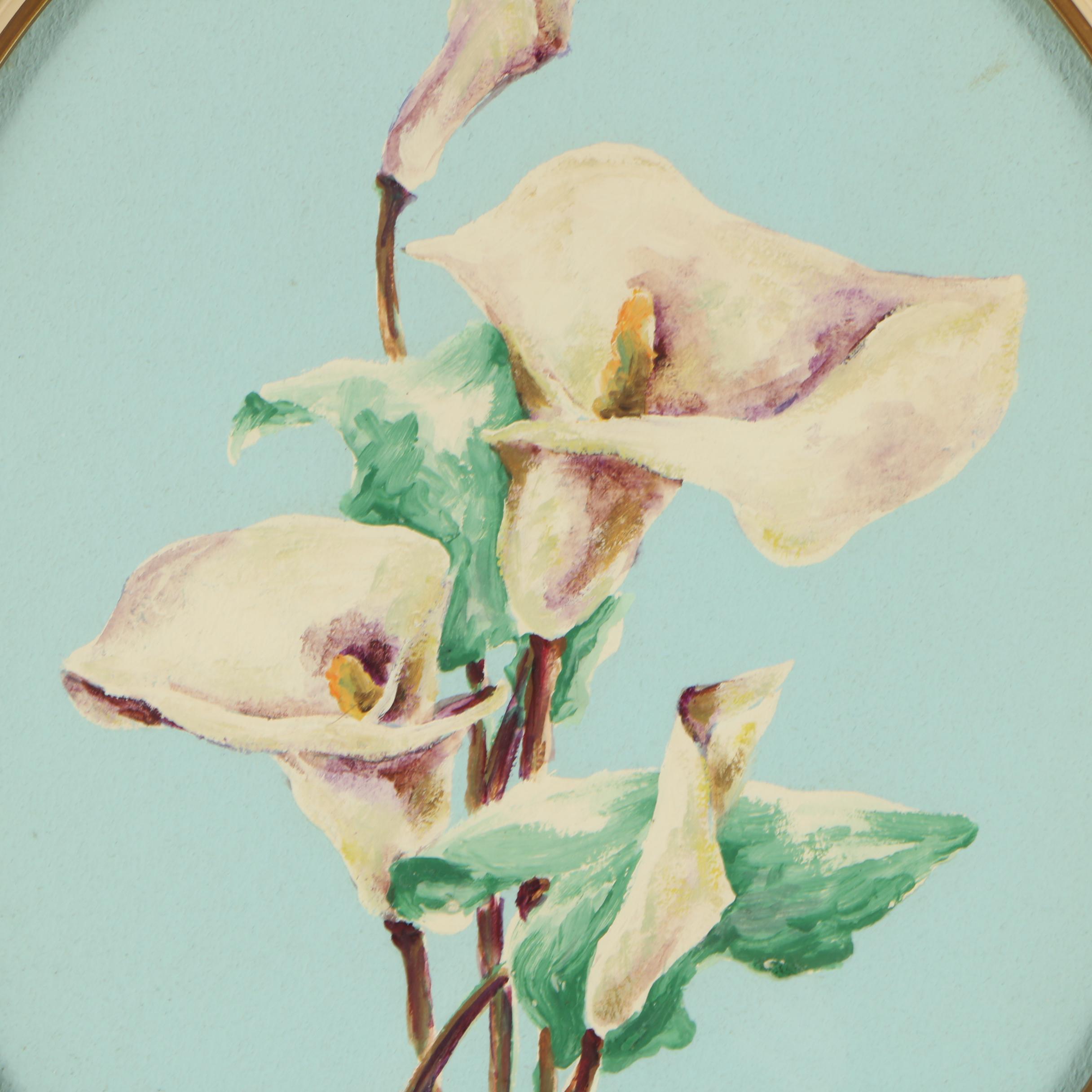 L.M.S. Mid 20th Century Oil Paintings