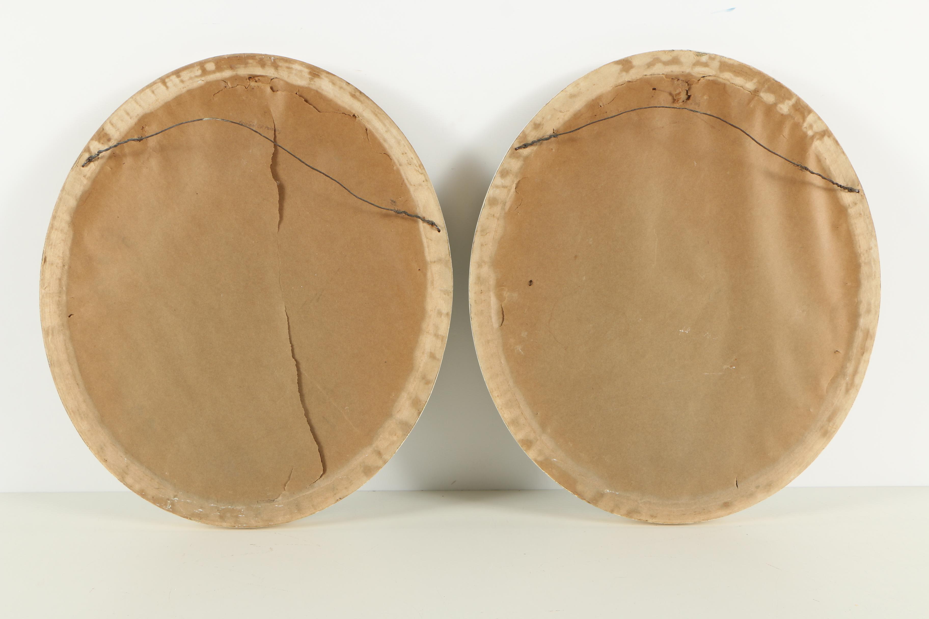 L.M.S. Mid 20th Century Oil Paintings