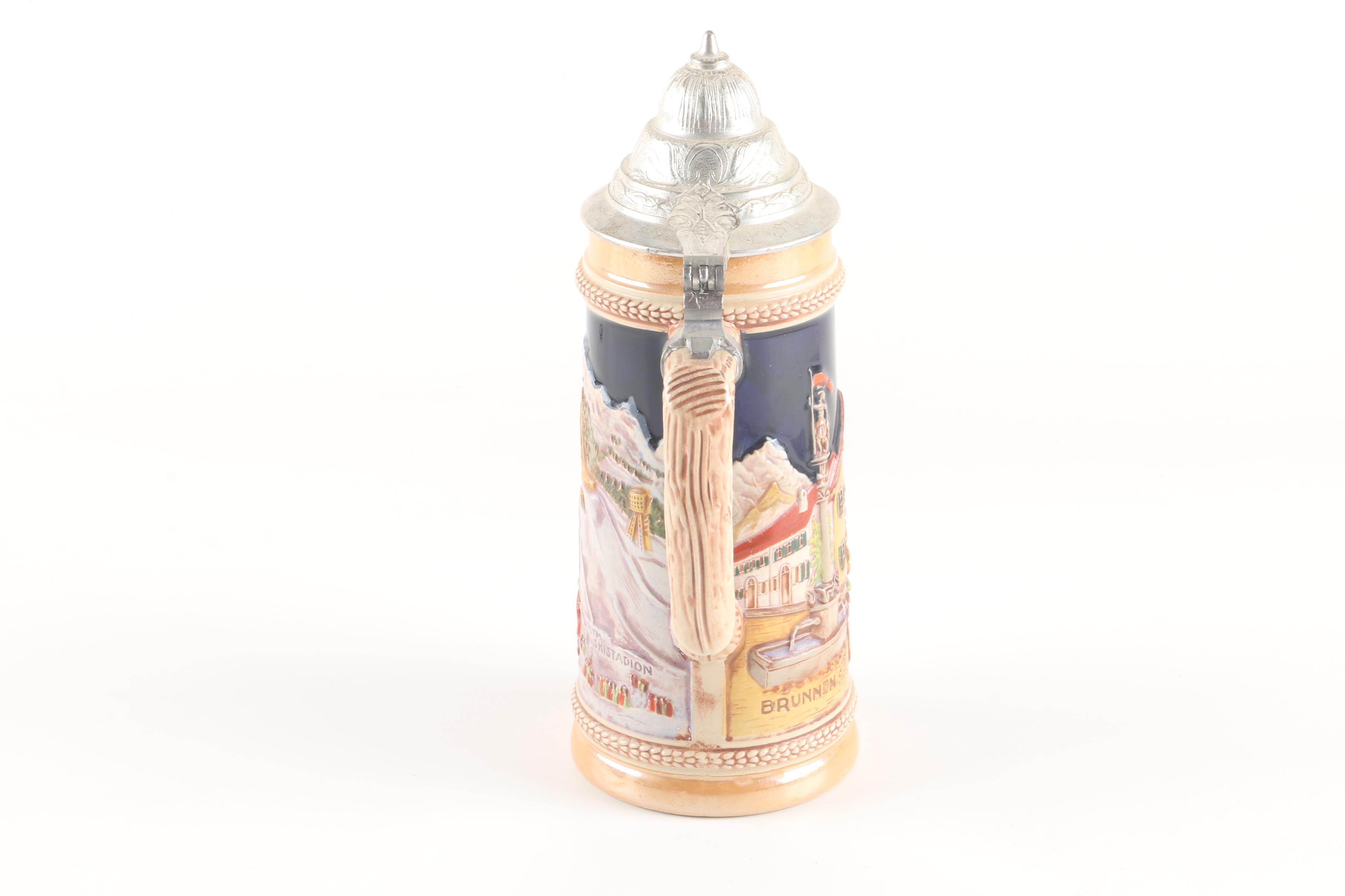 Vintage West German Gerzit Stoneware Stein