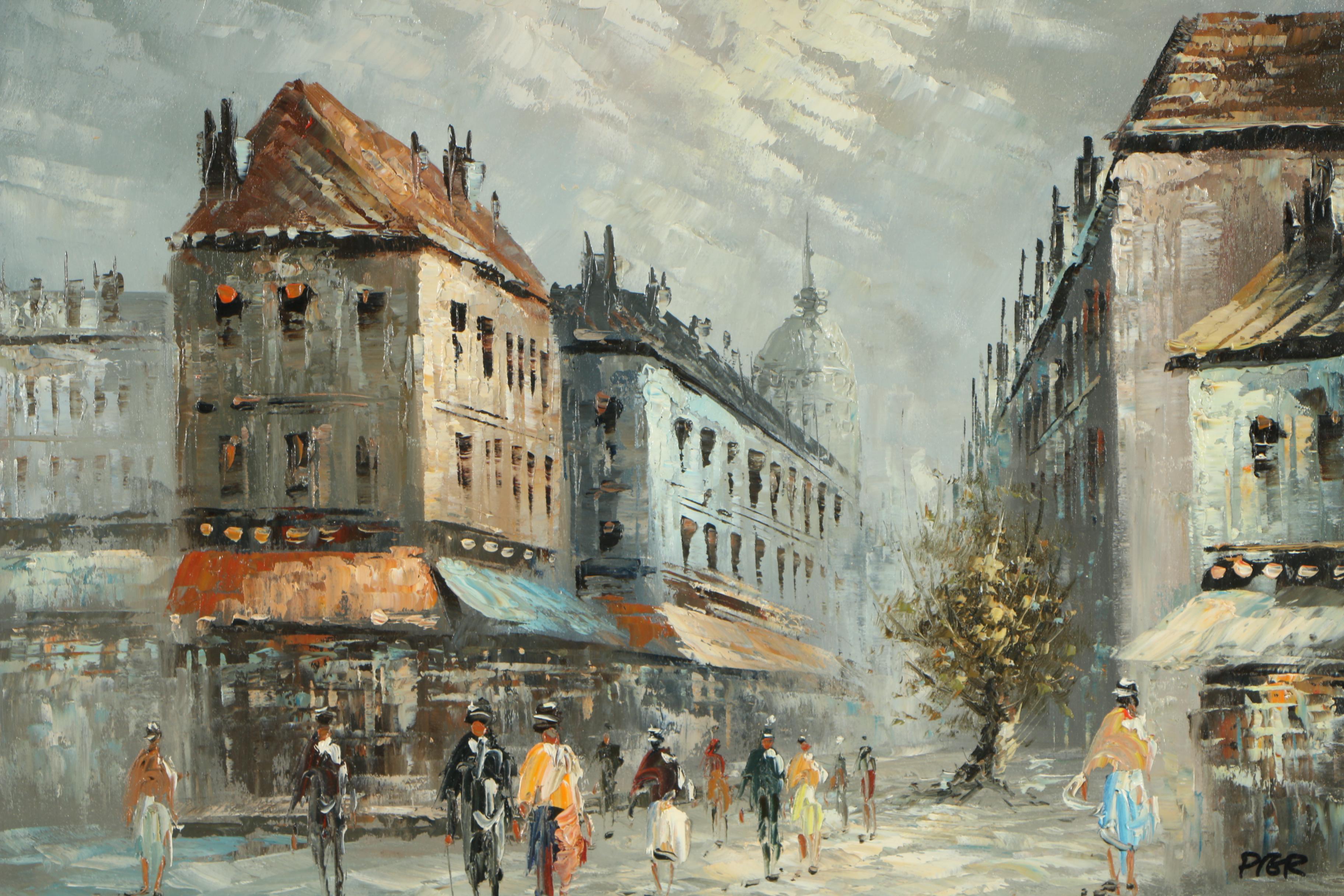 Pier 20th Century Oil Painting