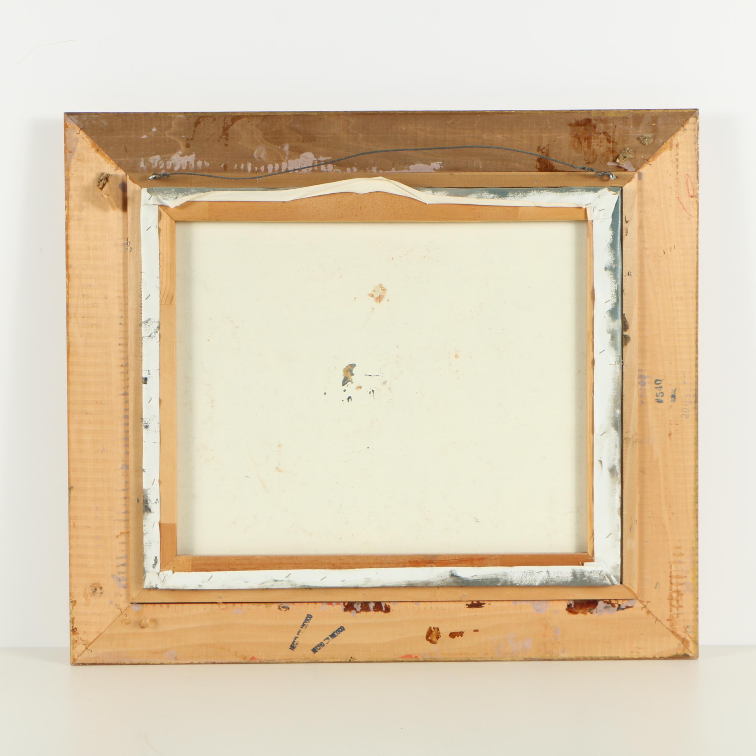 Pier 20th Century Oil Painting