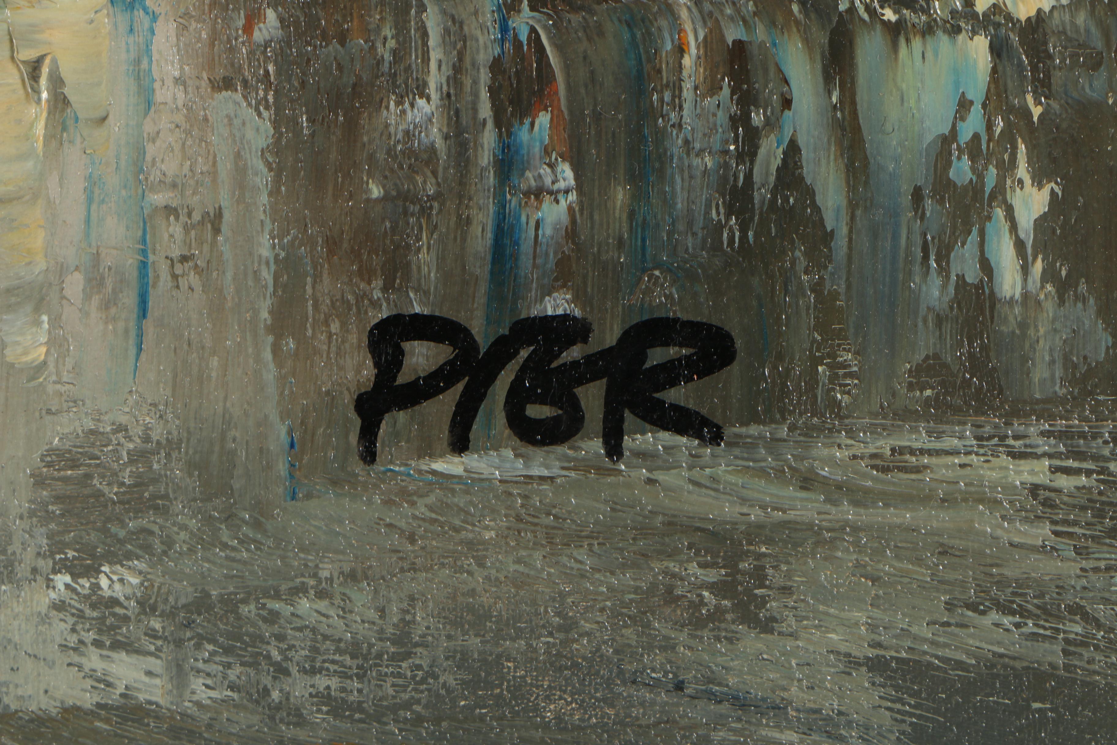 Pier 20th Century Oil Painting