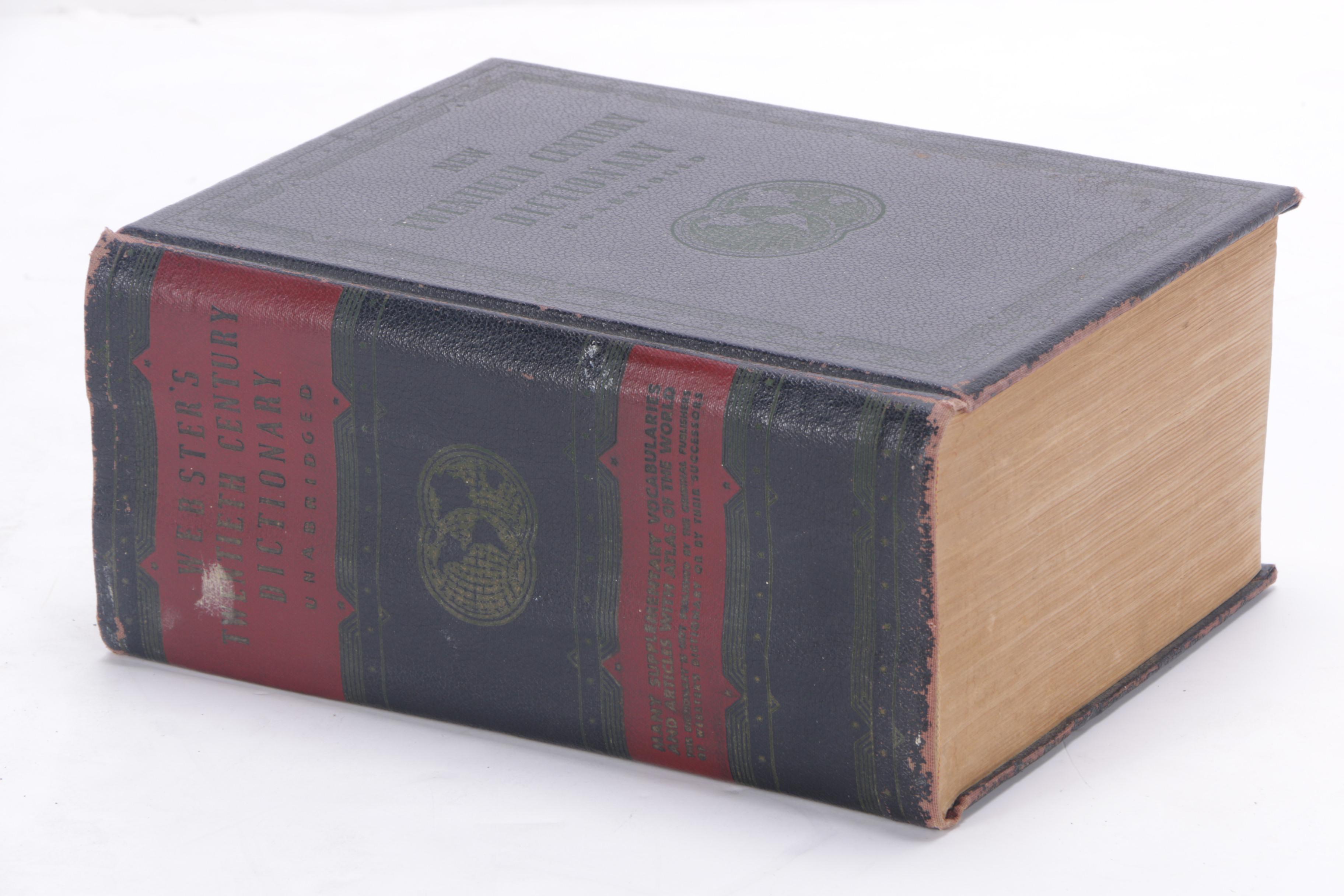 1941 "New Twentieth Century Dictionary Unabridged"
