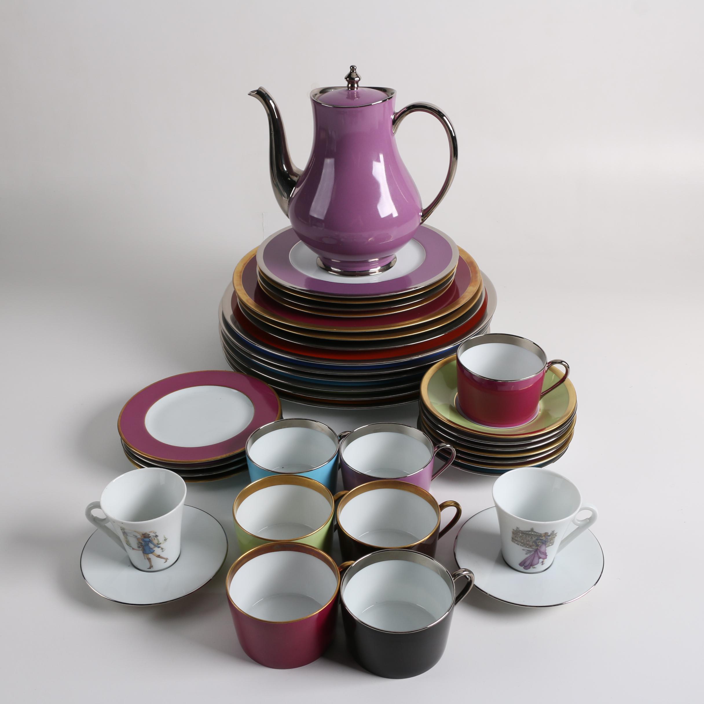 Haviland Limoges "Lalique De Chine" Porcelain Dinnerware