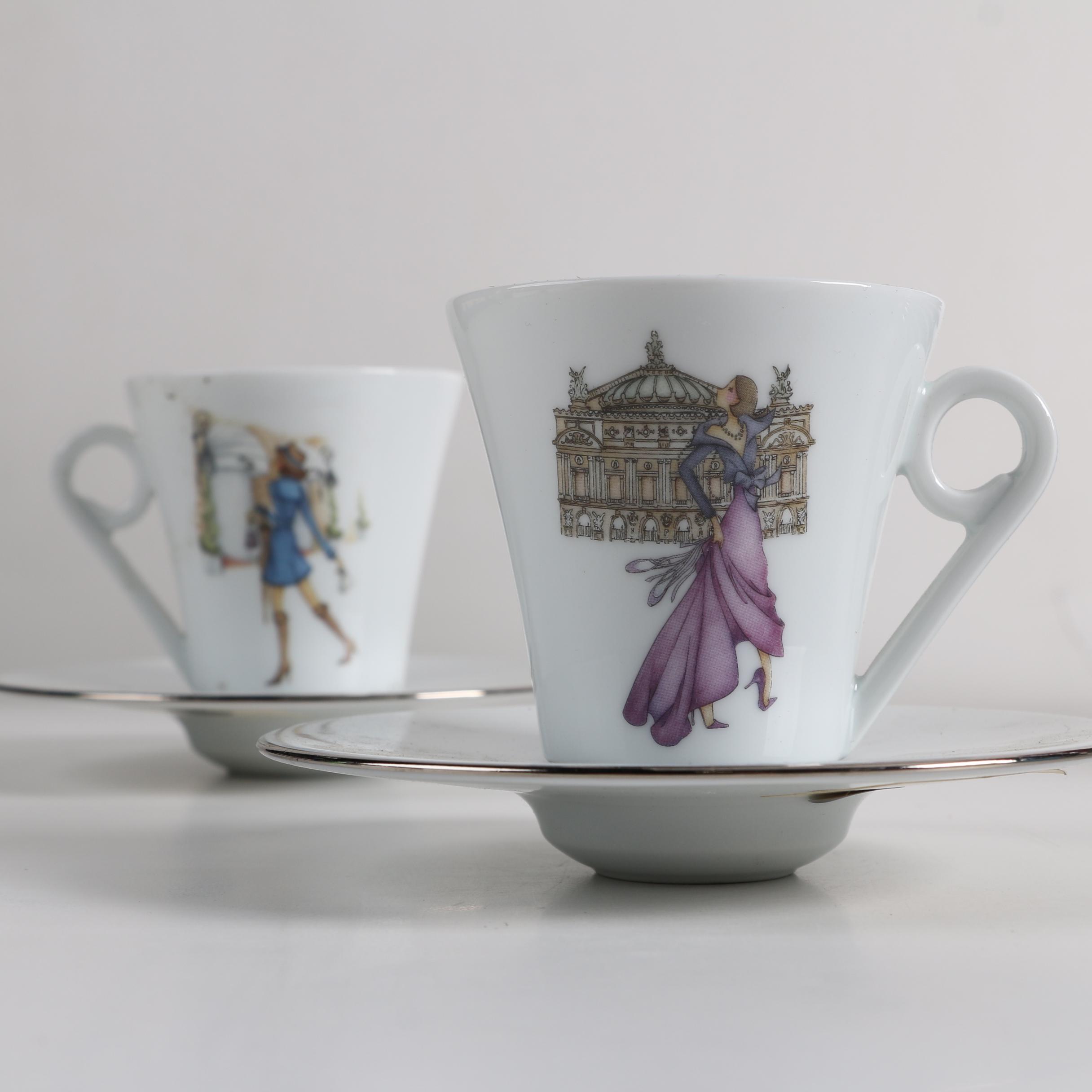 Haviland Limoges "Lalique De Chine" Porcelain Dinnerware