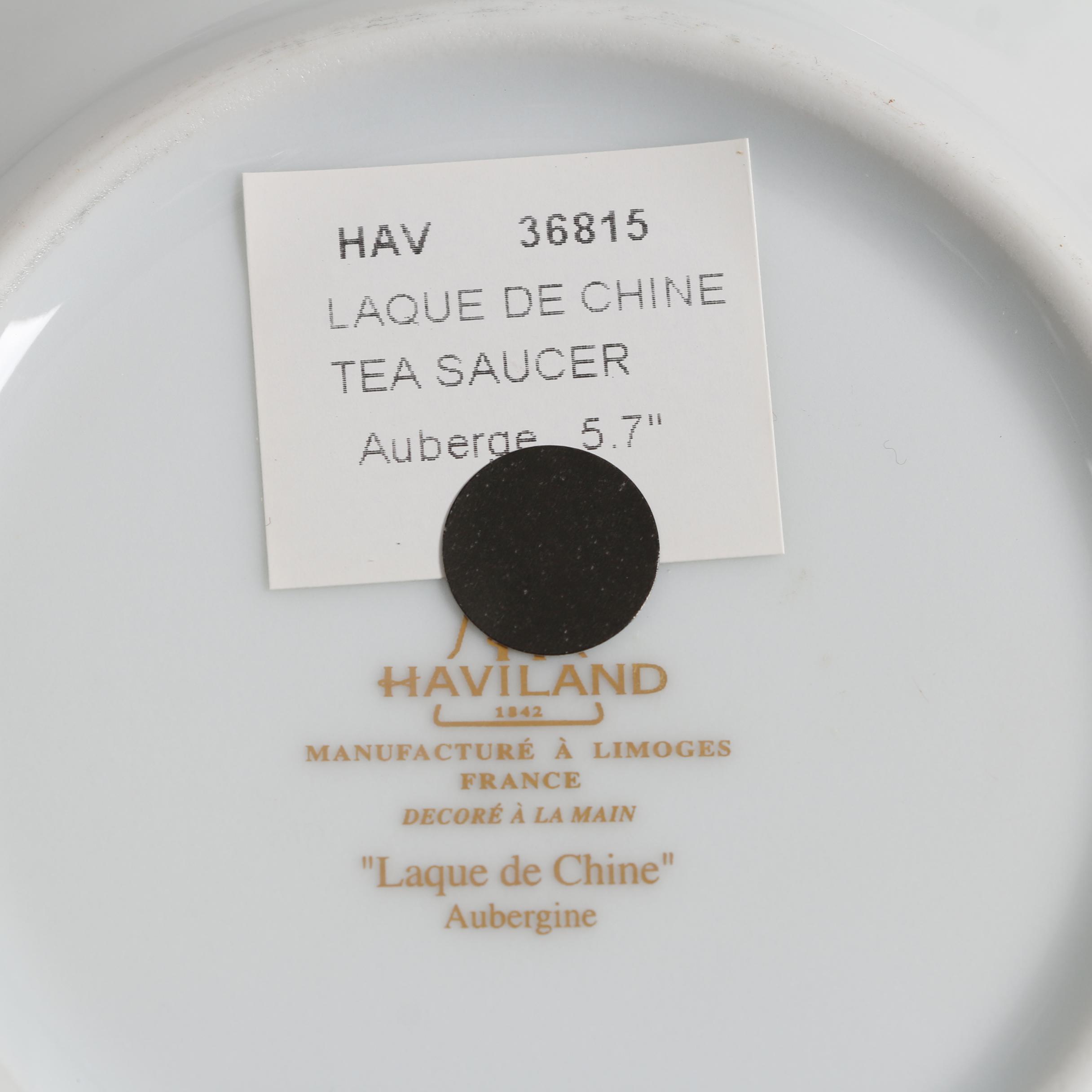 Haviland Limoges "Lalique De Chine" Porcelain Dinnerware