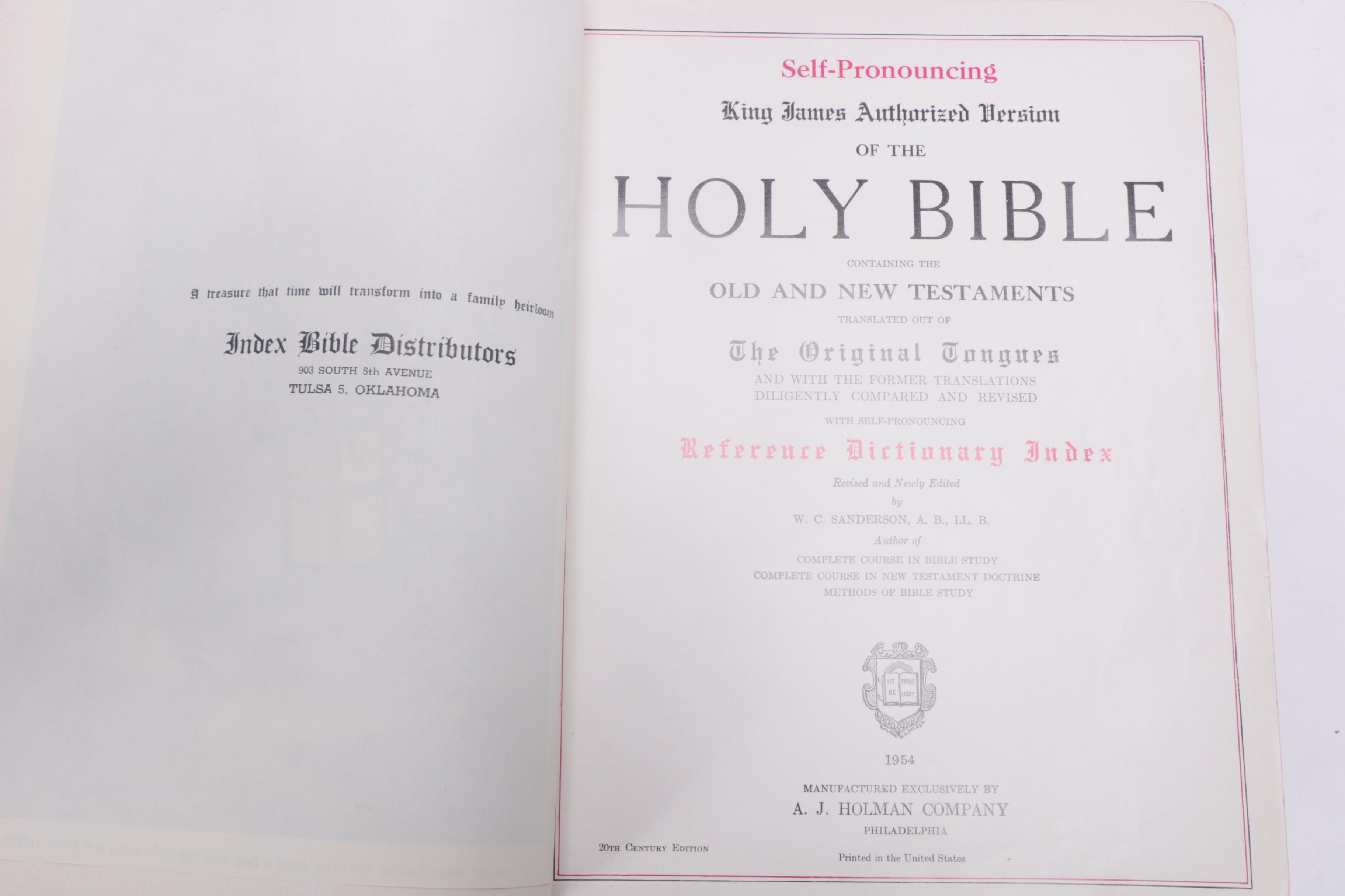 1921 "Morals and Dogmas" and 1940s Holy Bible