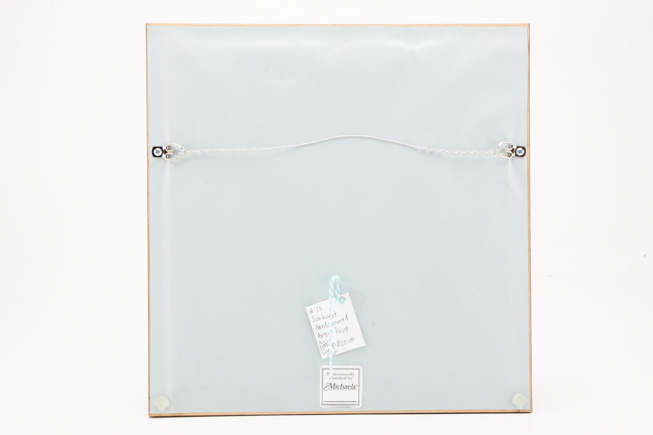 Pair of Signed Hand-Colored Etchings