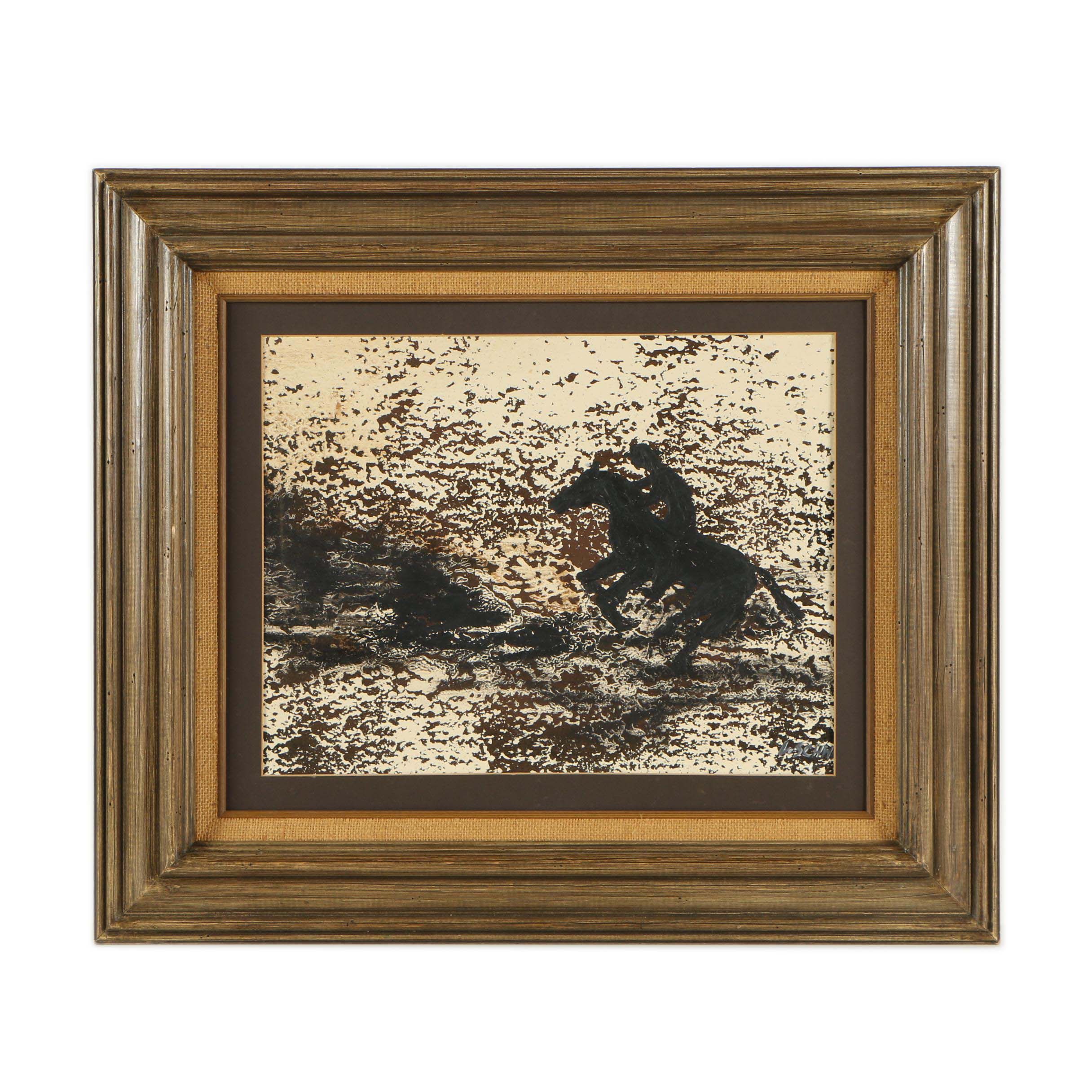 L. Schwark Mid 20th Century Oil Painting