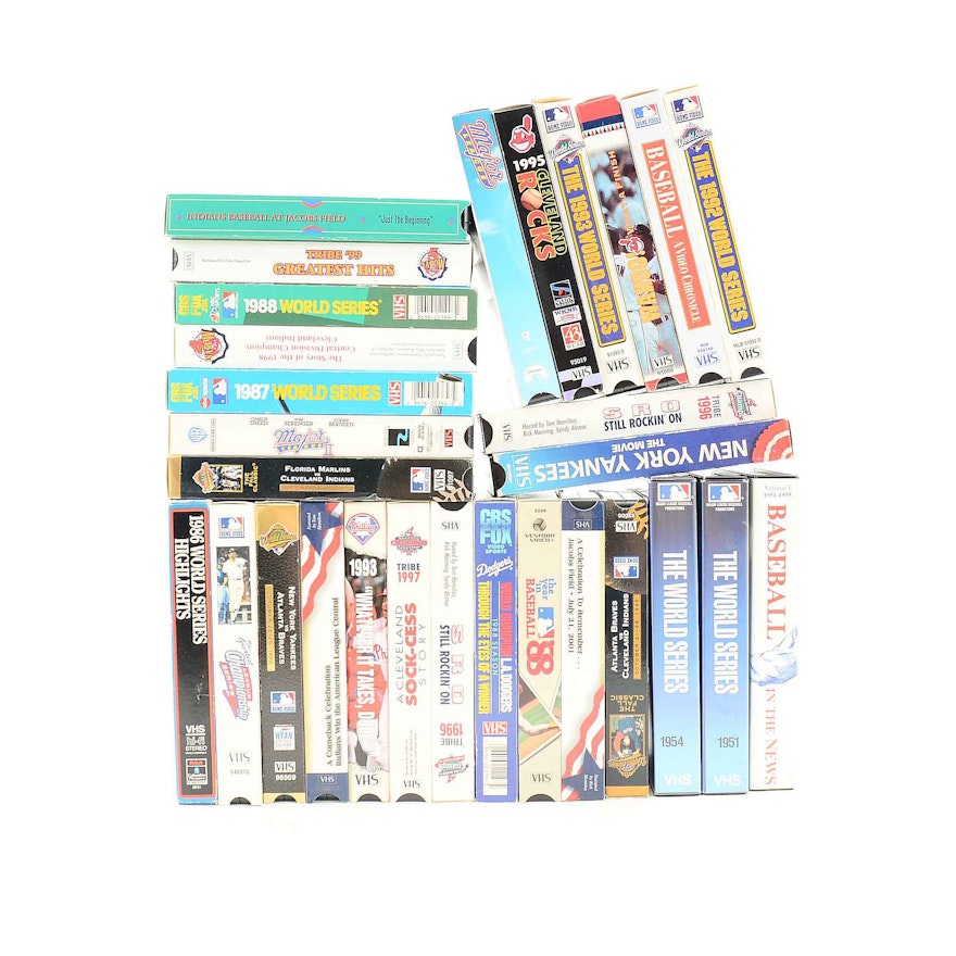 1980s and 1990s Baseball VHS Tapes