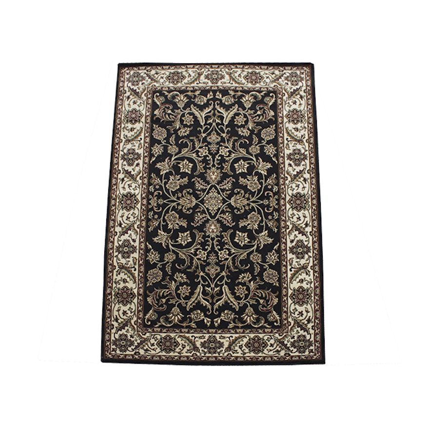 Power-Loomed Indian Agra-Style Area Rug