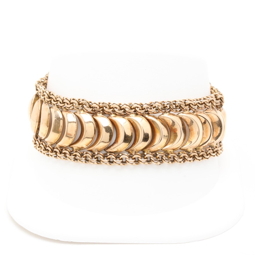 14K Yellow Gold Bracelet