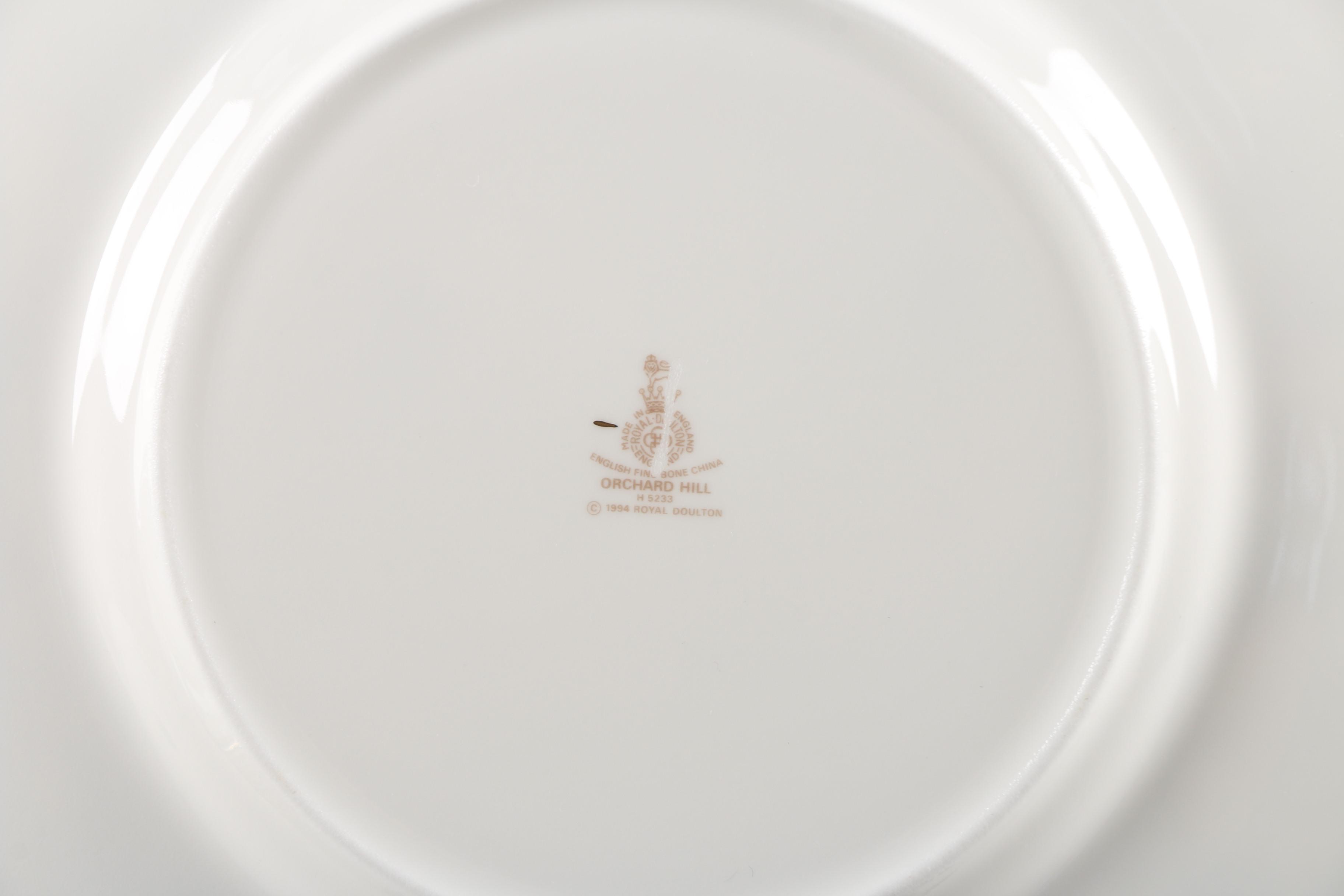 Royal Doulton "Orchard Hill" Bone China Plates