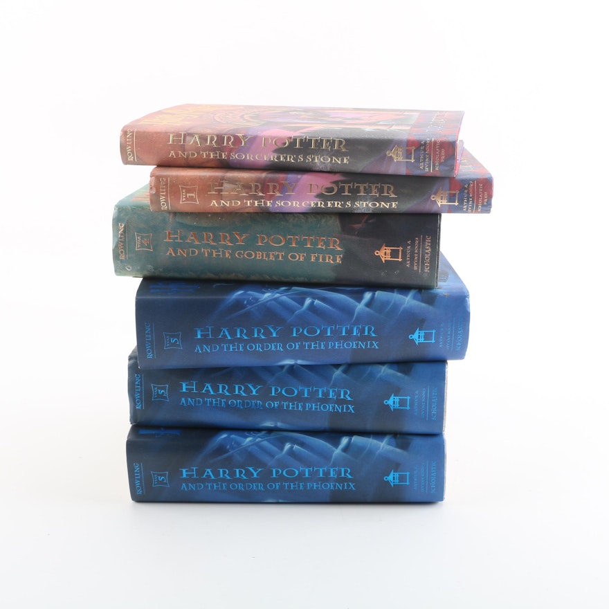 First American Editions of "Order of the Phoenix" and Other "Harry Potter" Books