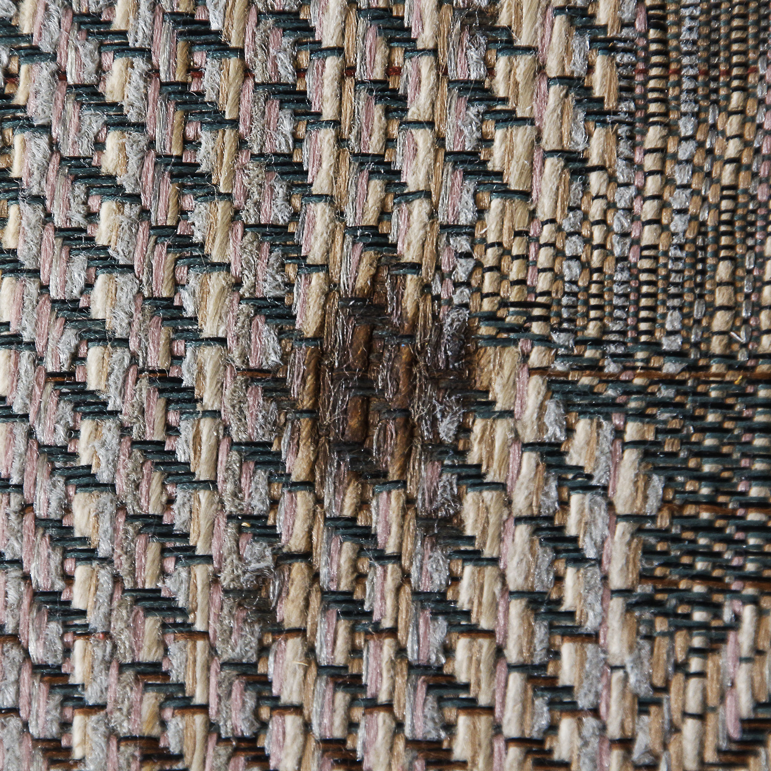 Vintage Glass and Metal Table with Armchairs