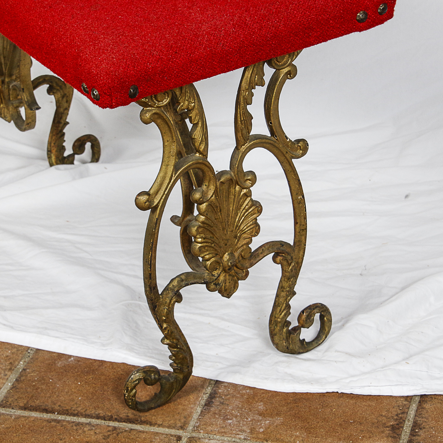 Hollywood Regency Style Stool