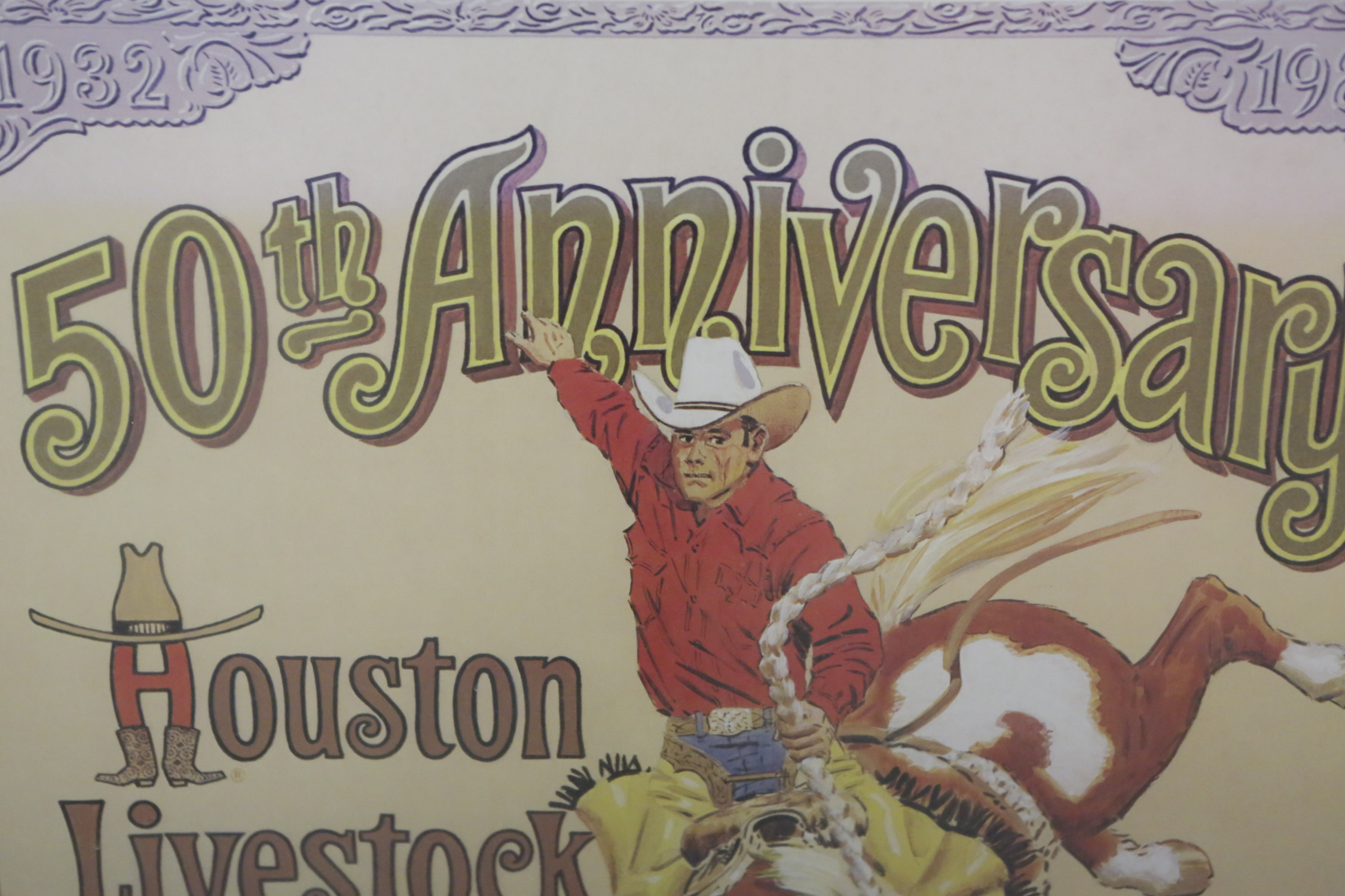 50th Anniversary Houston Live Stock Show Poster