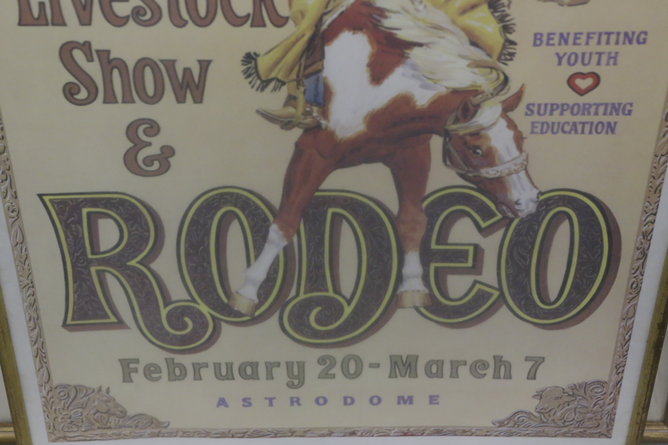 50th Anniversary Houston Live Stock Show Poster