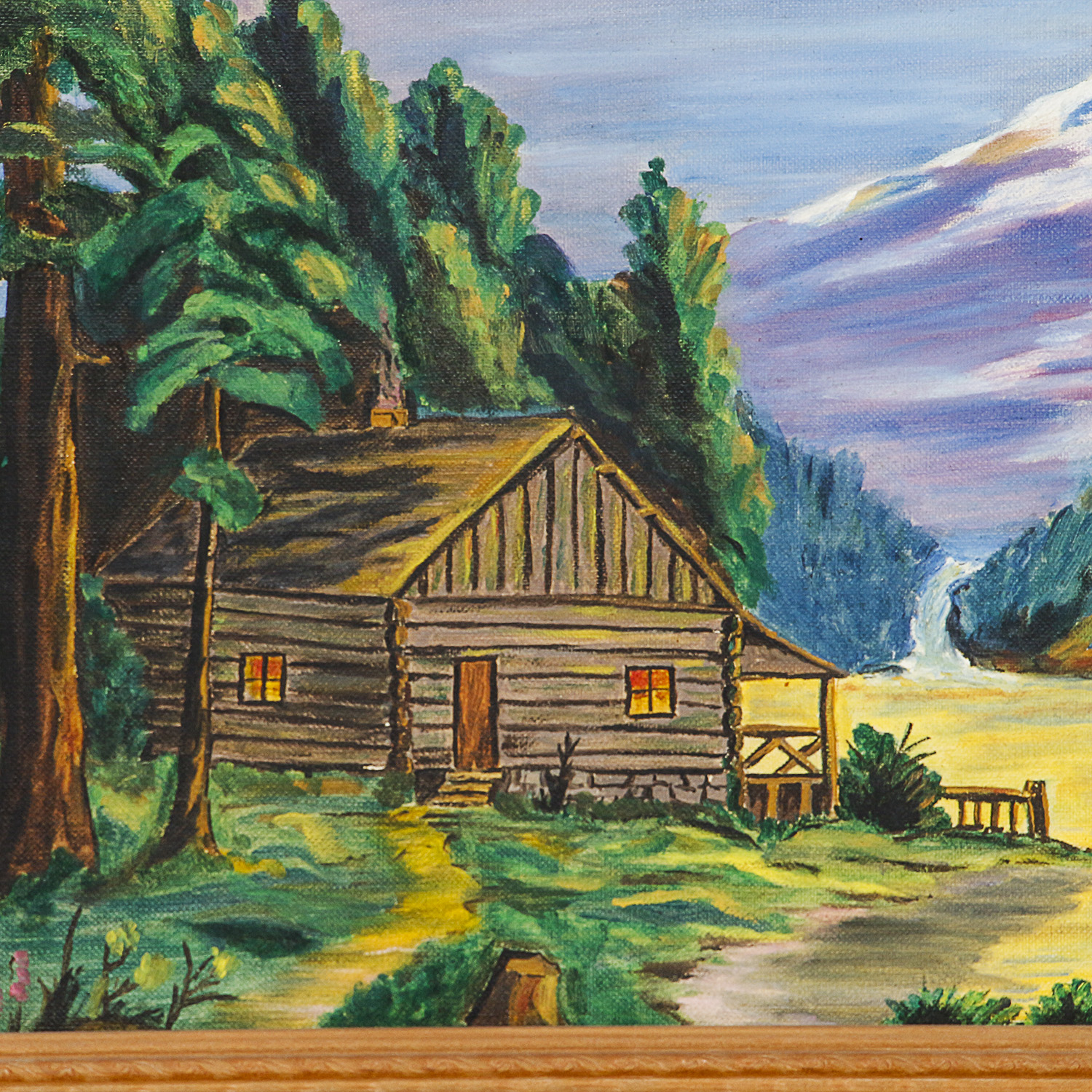 Naïve Acrylic Landscape Paintings