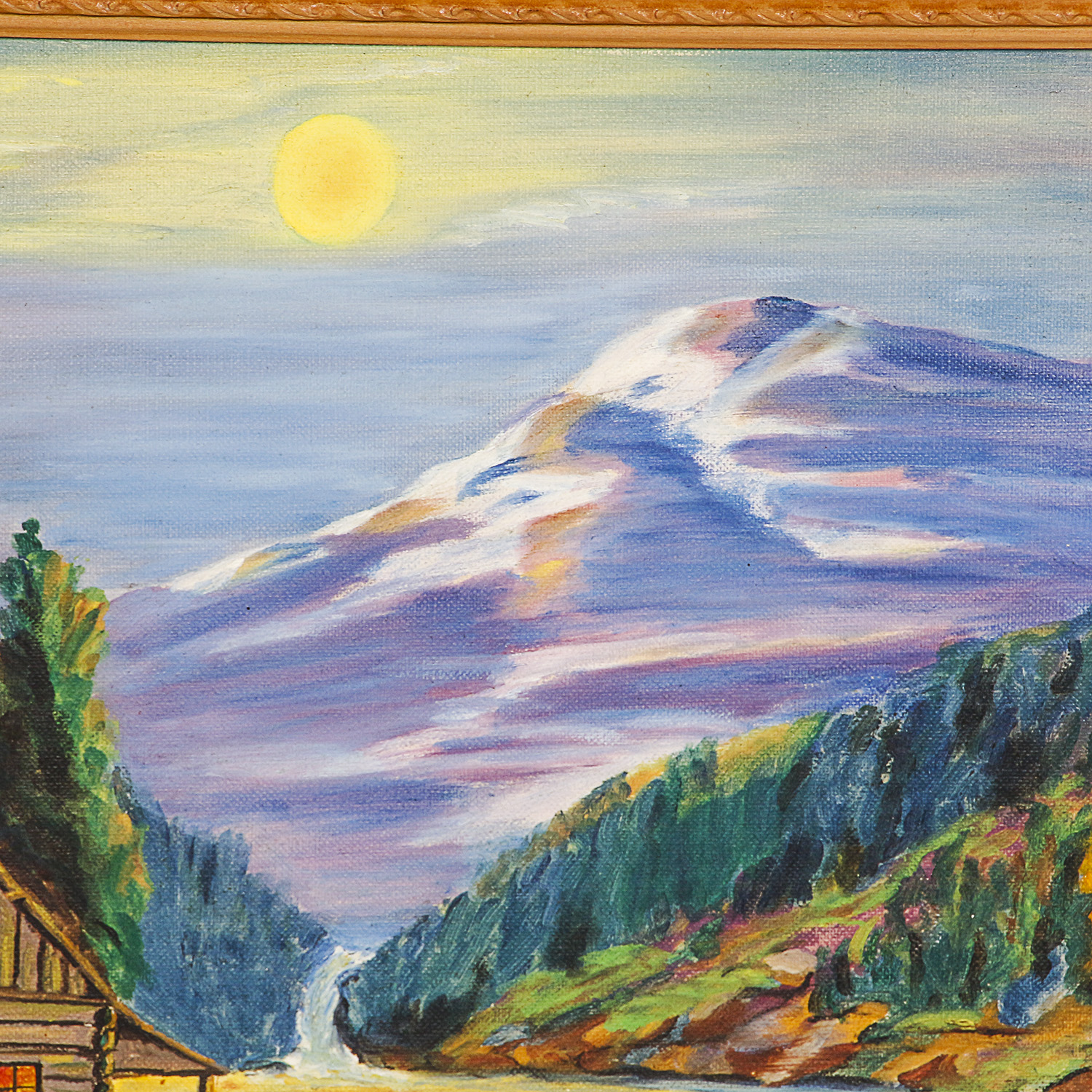 Naïve Acrylic Landscape Paintings