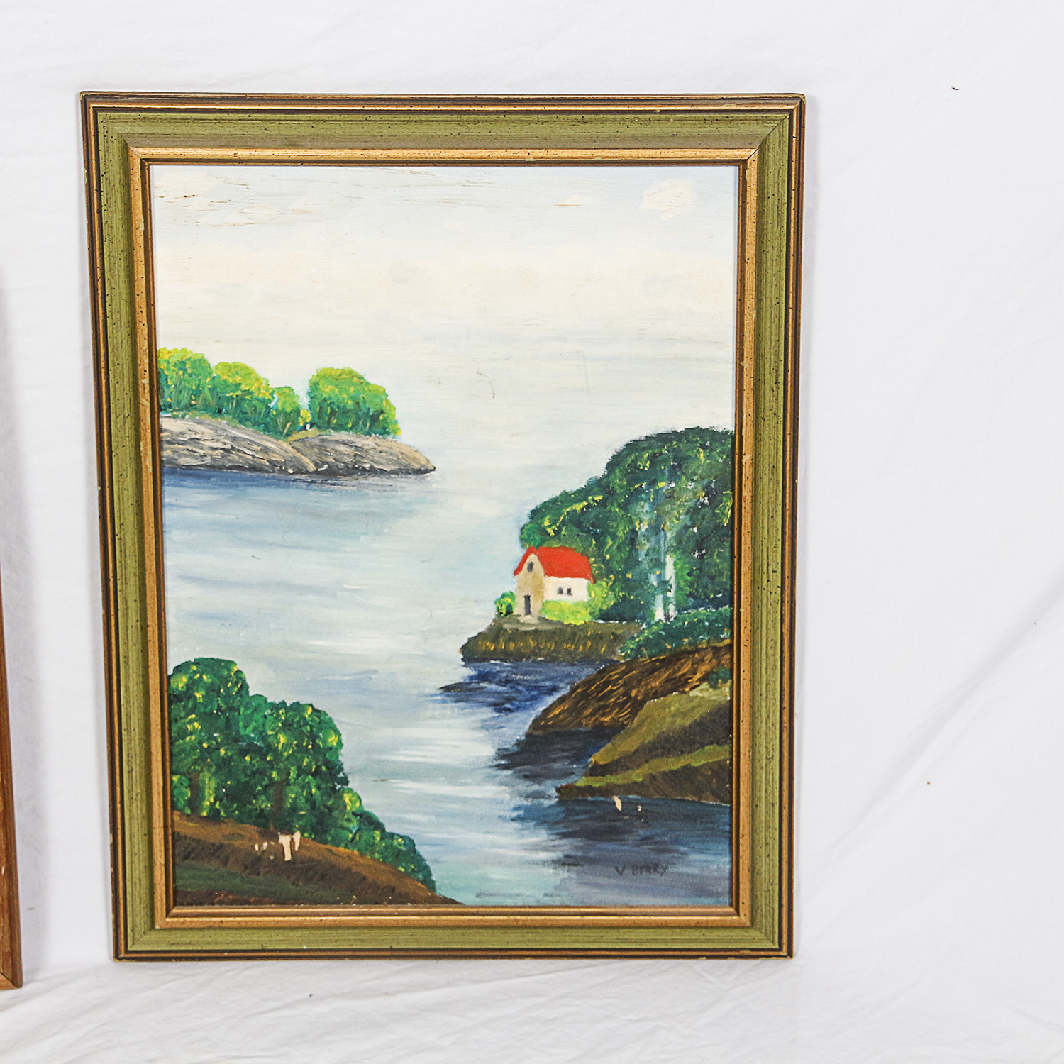 Naïve Acrylic Landscape Paintings