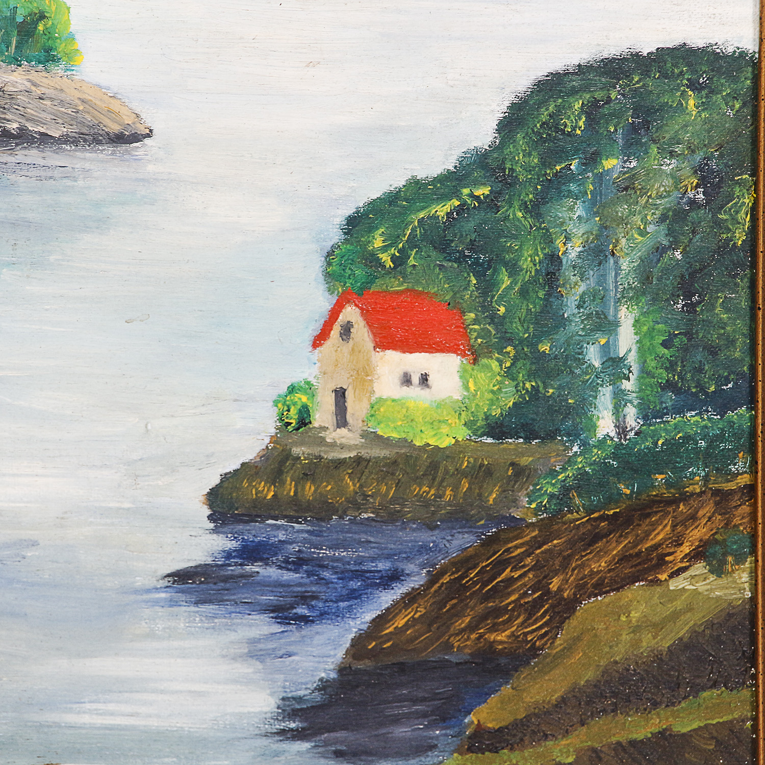 Naïve Acrylic Landscape Paintings