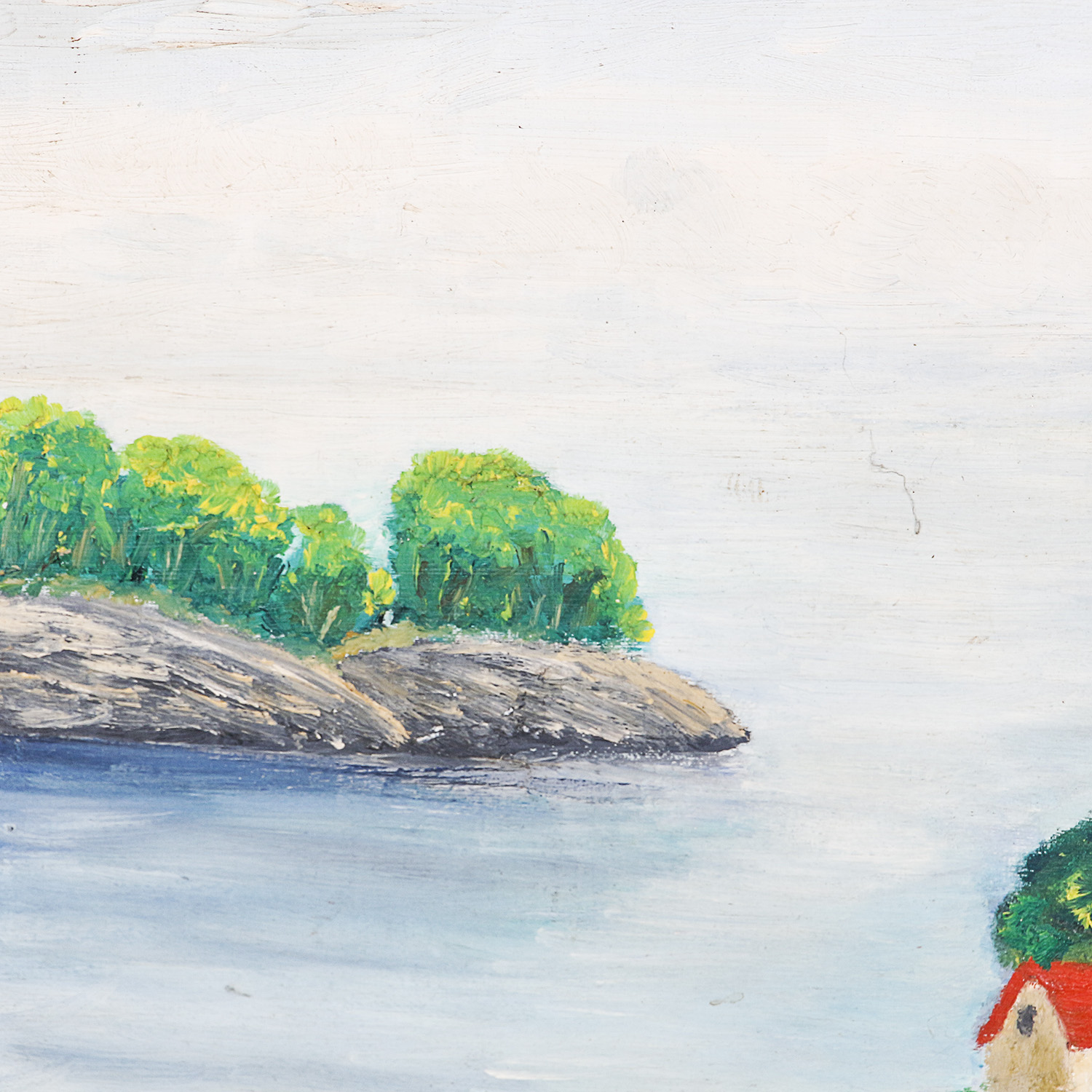 Naïve Acrylic Landscape Paintings