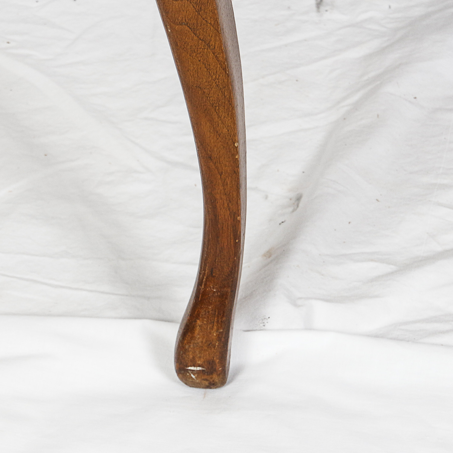 Stone Top Wooden Side Table