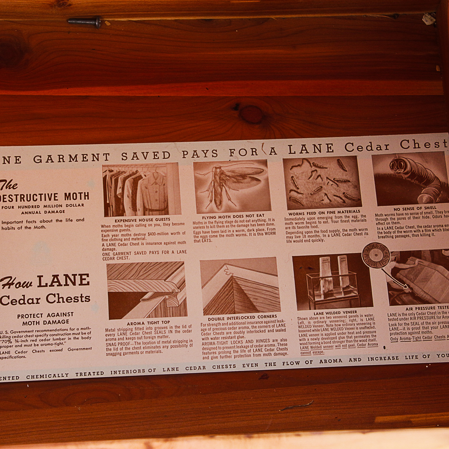 Vintage Lane Cedar Chest