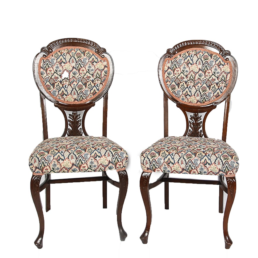 Art Nouveau Style Parlor Chairs